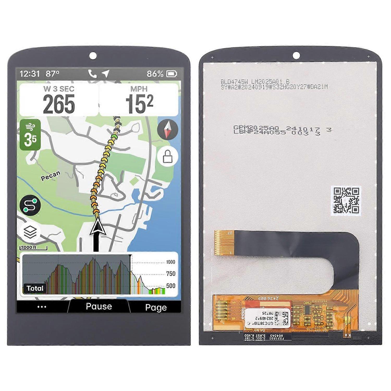 For Wahoo Elemnt Ace COMPATIBLE Cycling Computer LCD Screen