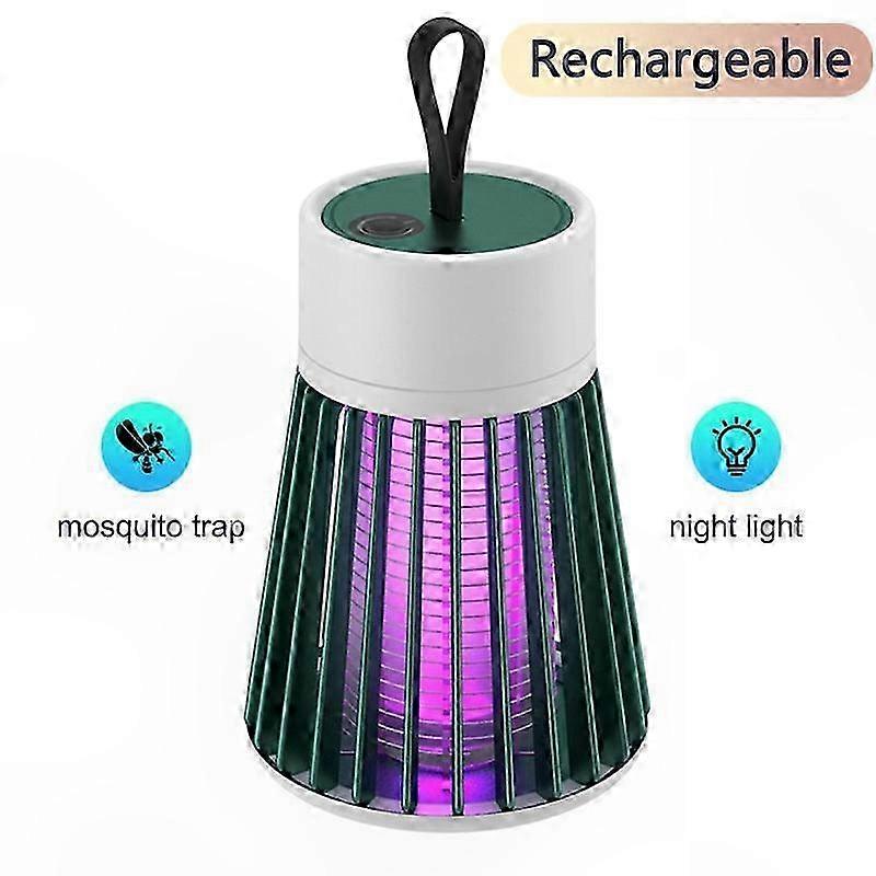 LED Mosquito Zapper Lamp - USB Rechargeable, Portable Insect Killer with Radiation-Free Design