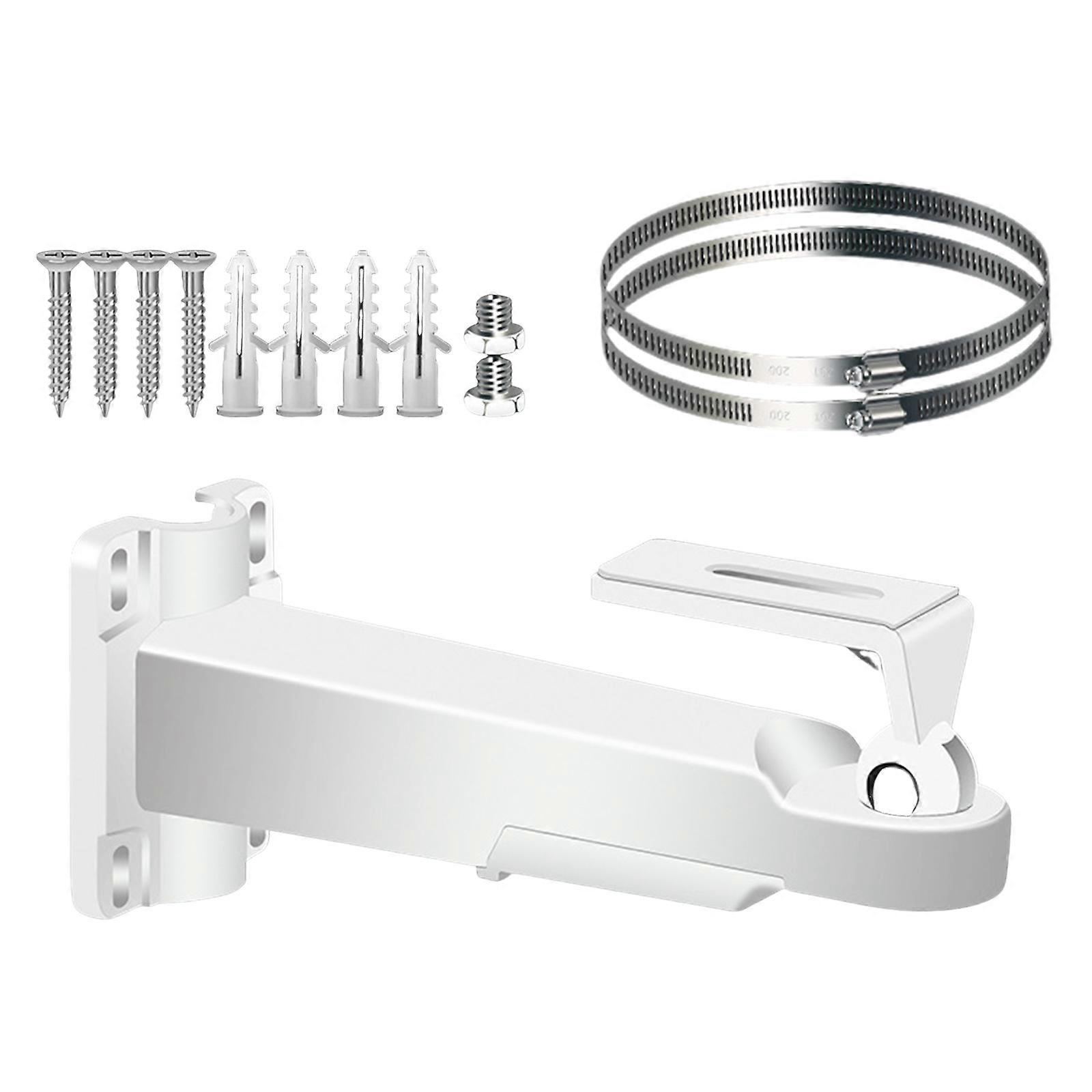 Universal Adjustable Outdoor Camera Mount With Reinforced Clamp And Concealed Wire Routing For Stable Video Monitoring Multicolor