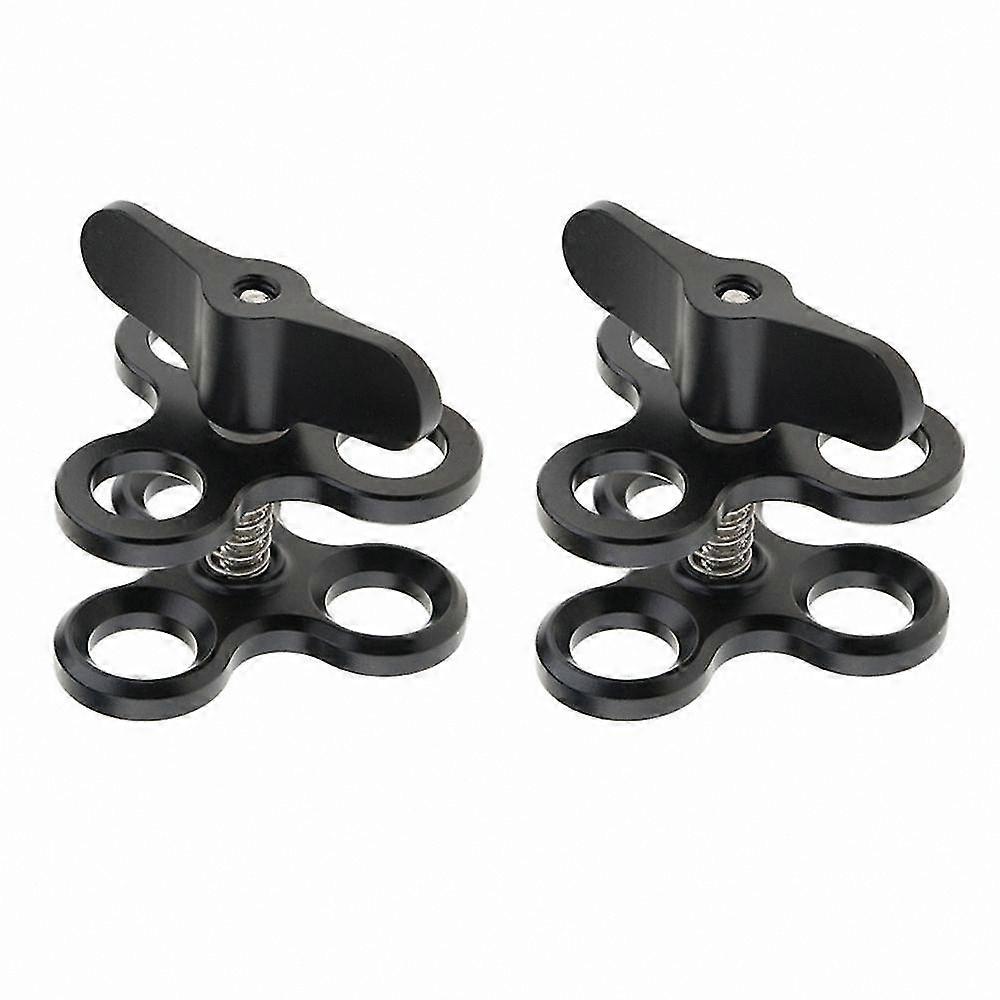 360° Rotating Camera Mount with Triple Ball Clamp for Adjustable Positioning