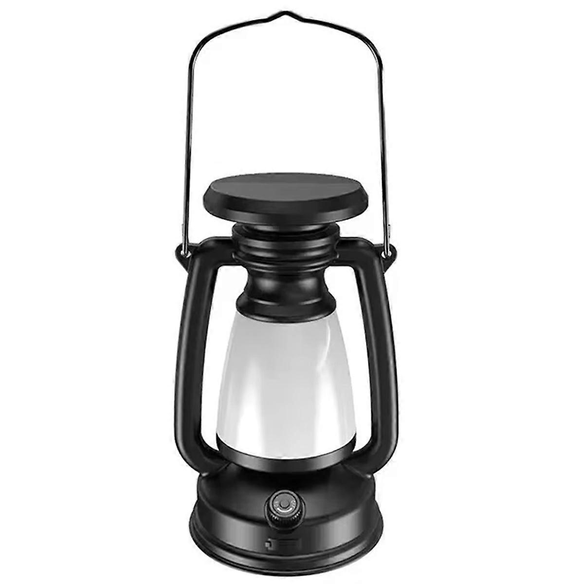 Solar Camping Lantern Portable Camping Lantern Atmosphere Light Lighting Outdoor Tent Retro Lantern
