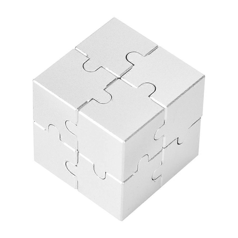 3D Quadrate Shape Decompression Toy Assemble Logical Thinking Educational ToySilver