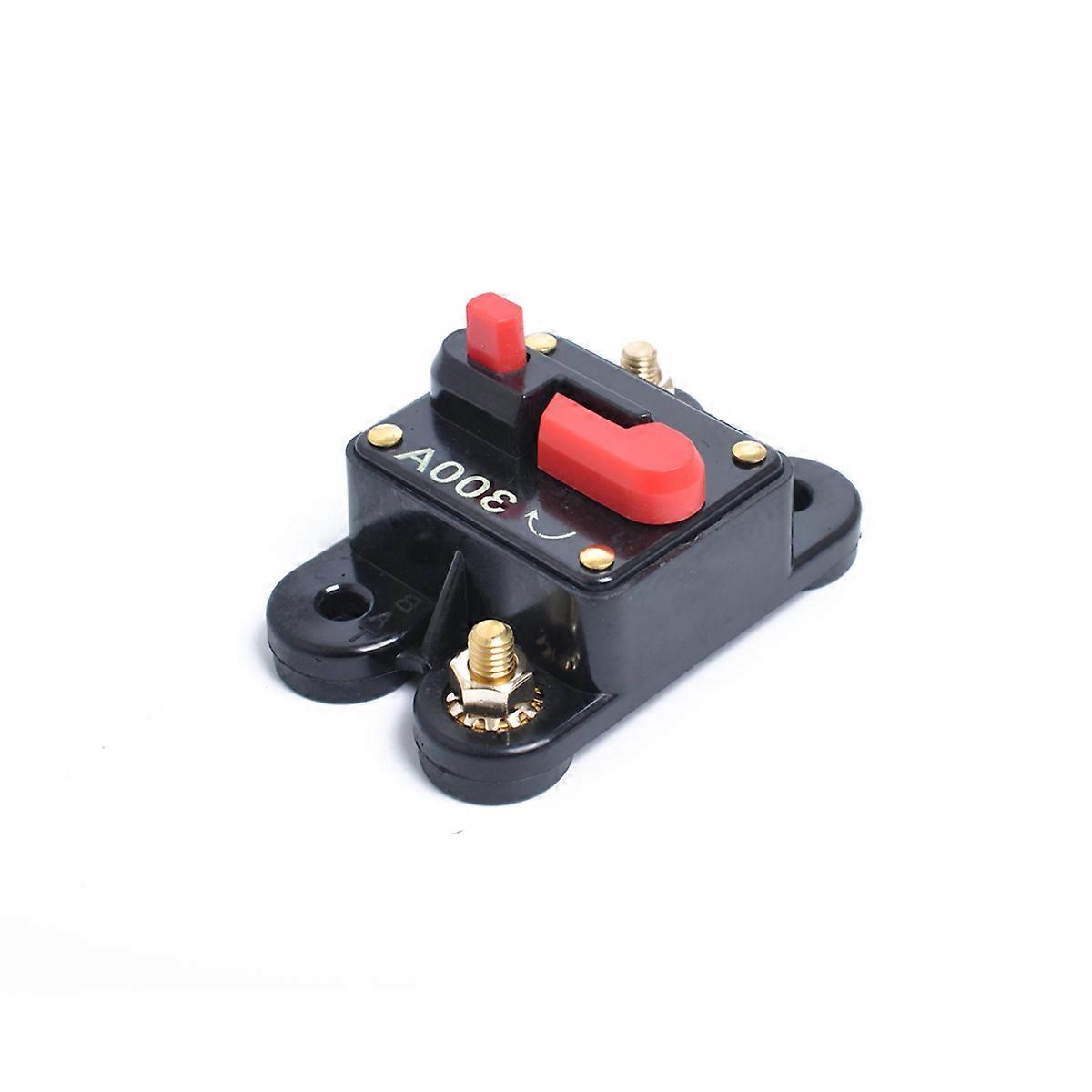 300 Amp Circuit Breaker for Auto Car Marine Boat Bike Stereo with Manual Reset Function for Overload Protection 1Set