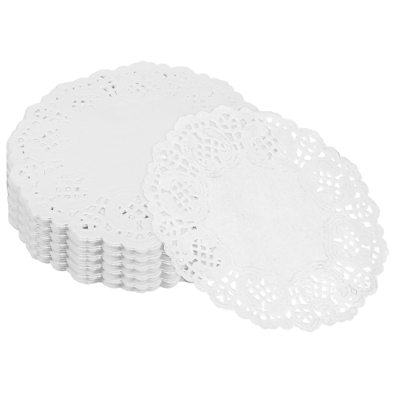 It sounds like you're referring to a product listing or description for **round greaseproof baking paper doilies**. Here's a refined and professional