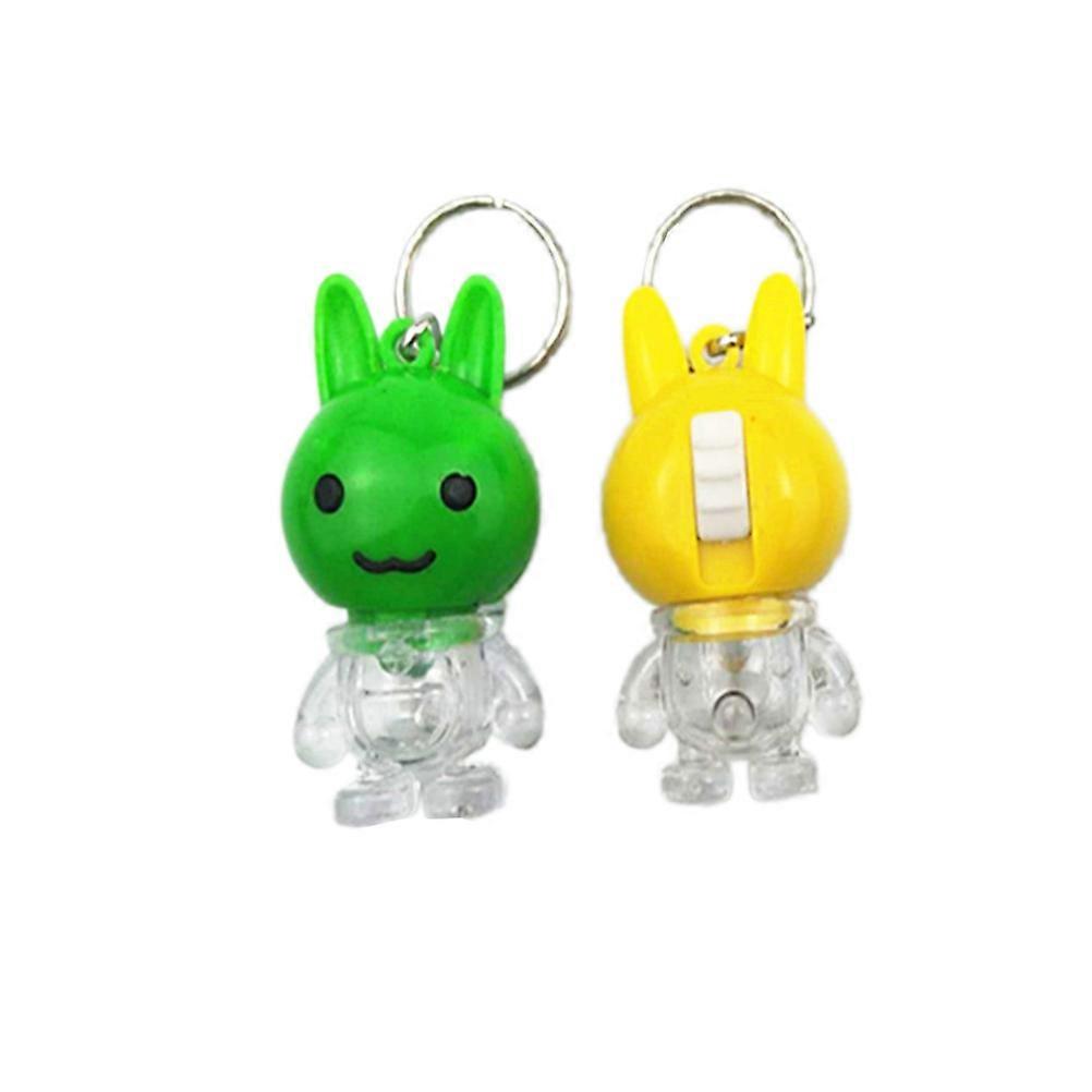 Assorted Color LED Key Chain with Flashlight Perfect for Holding Keys and Gifts 12pcs