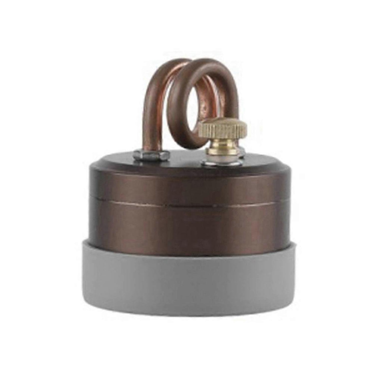 Mini Alcohol Stove Outdoor Portable Solid Shell Coffee color