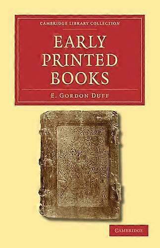 Early Printed Books - E. Gordon Duff - Paperback - en Book