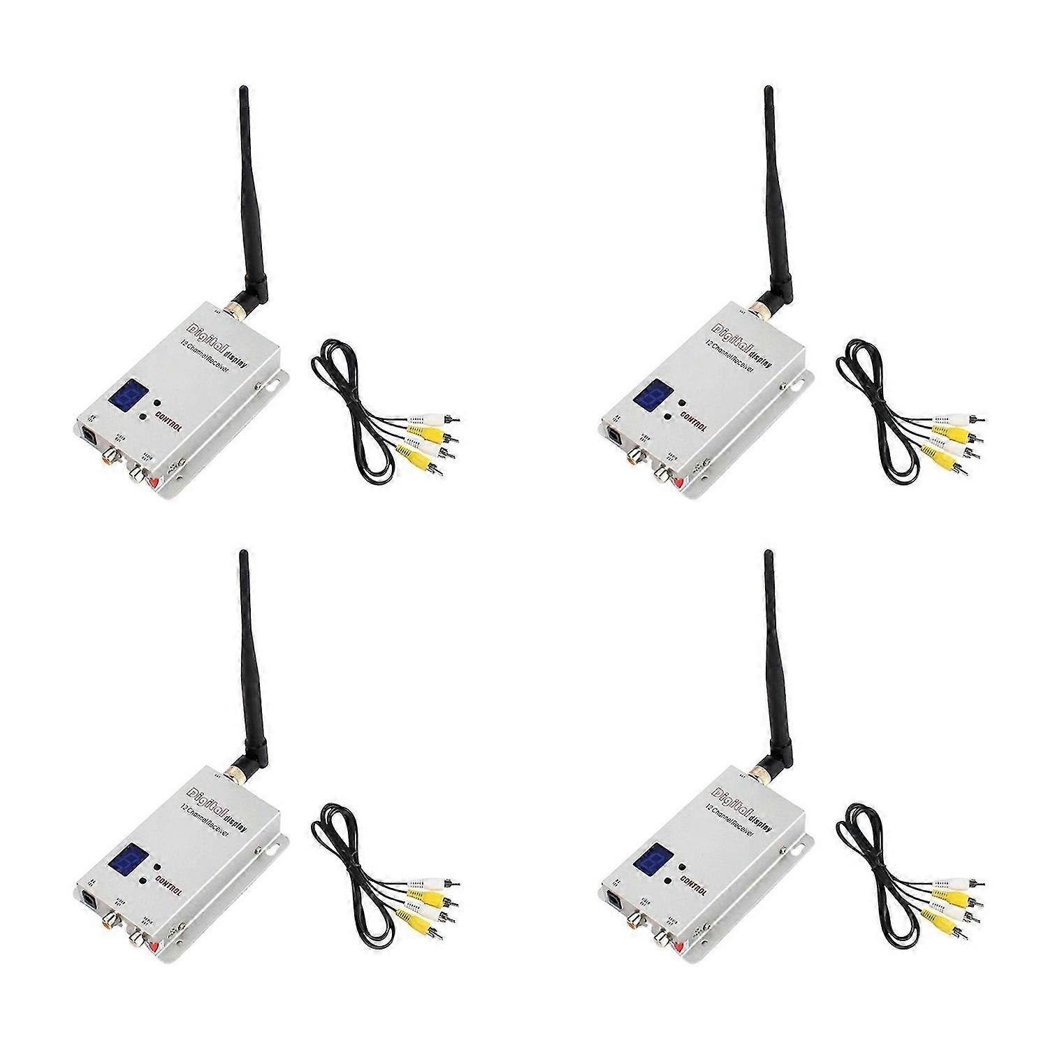 FPV 1.2G 1.3G VRX 12CH FPV Video Receiver with Digital Display -92dbm