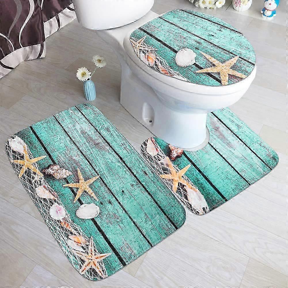 3 Piece Bath Rugs Mat Set for Bathroom and Kitchen 2025