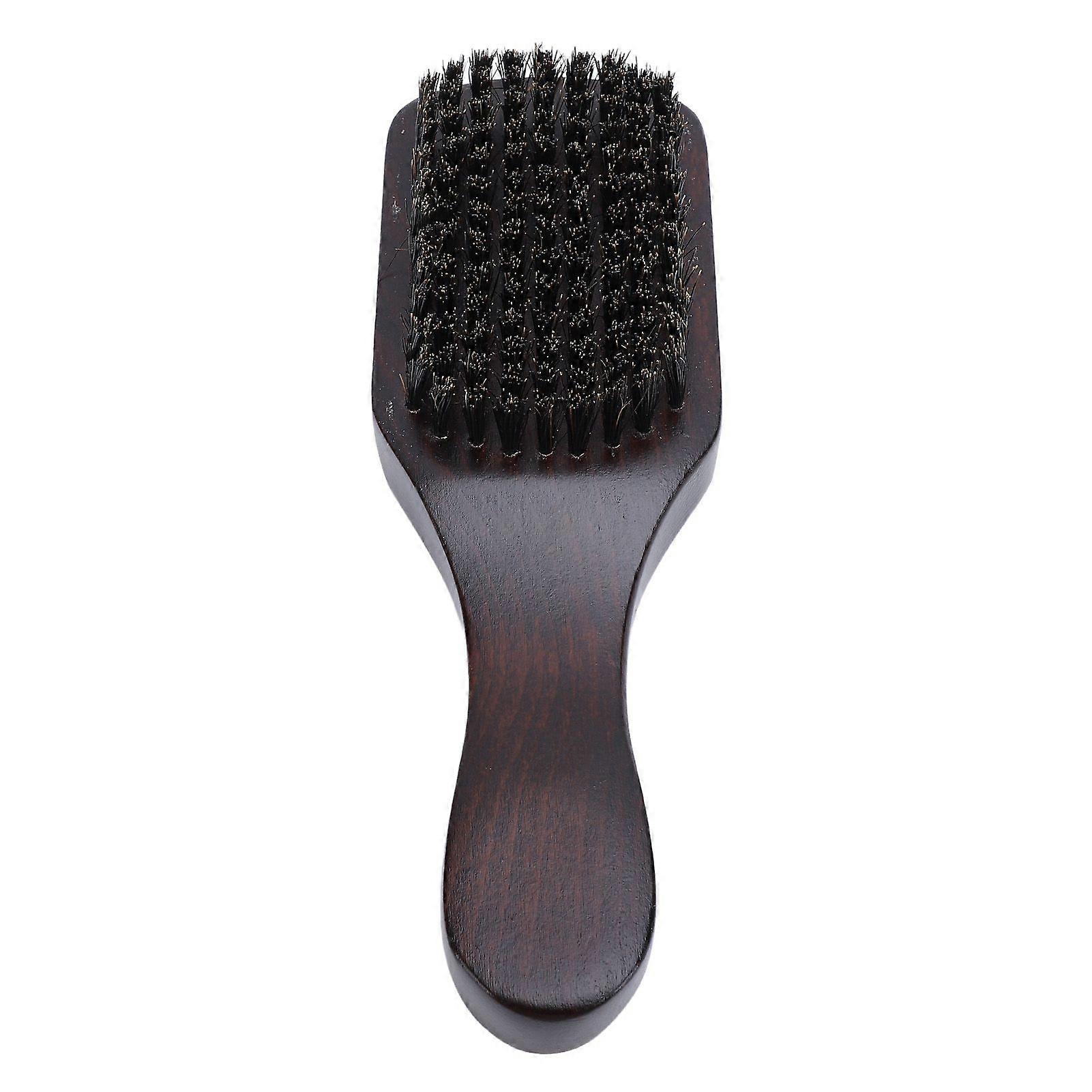 Beard Brush Men Soft Oil Hair Cutting Styling Cleaning Tool with Ergonomic Handle Barber Shop Supplies