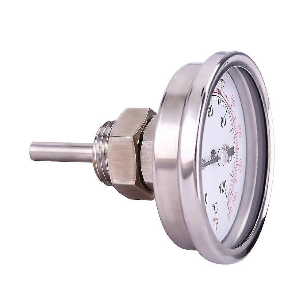 Stainless Steel 0-120 BBQ Grill Smoker Thermometer Temperature Meter Tester Monitor