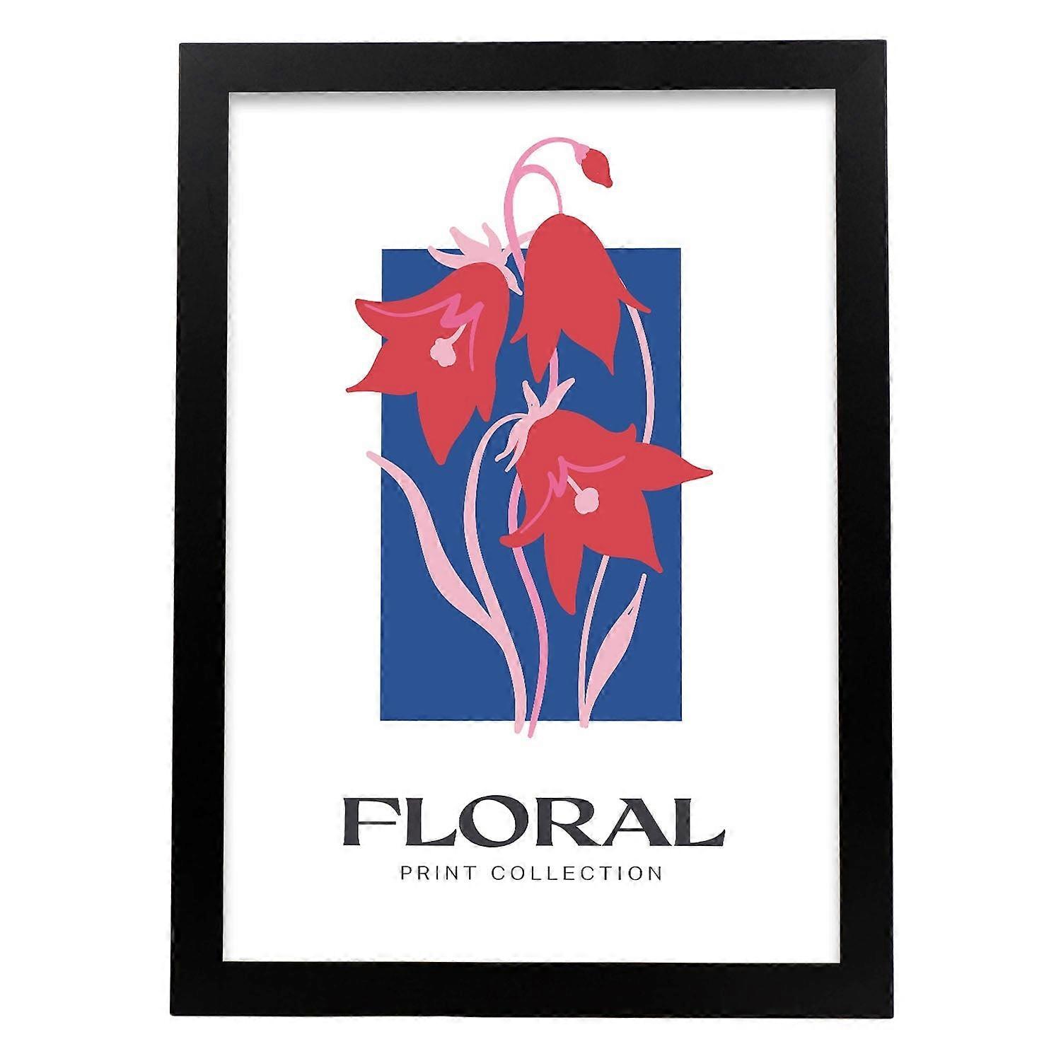 Affiche fleur de jacinthe des bois