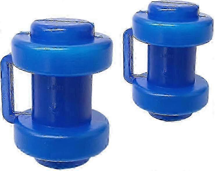 Trampoline Post Cap, Safety Net Replacement Part, 2 Pack Protective Caps for 25mm Net Bars, Blue