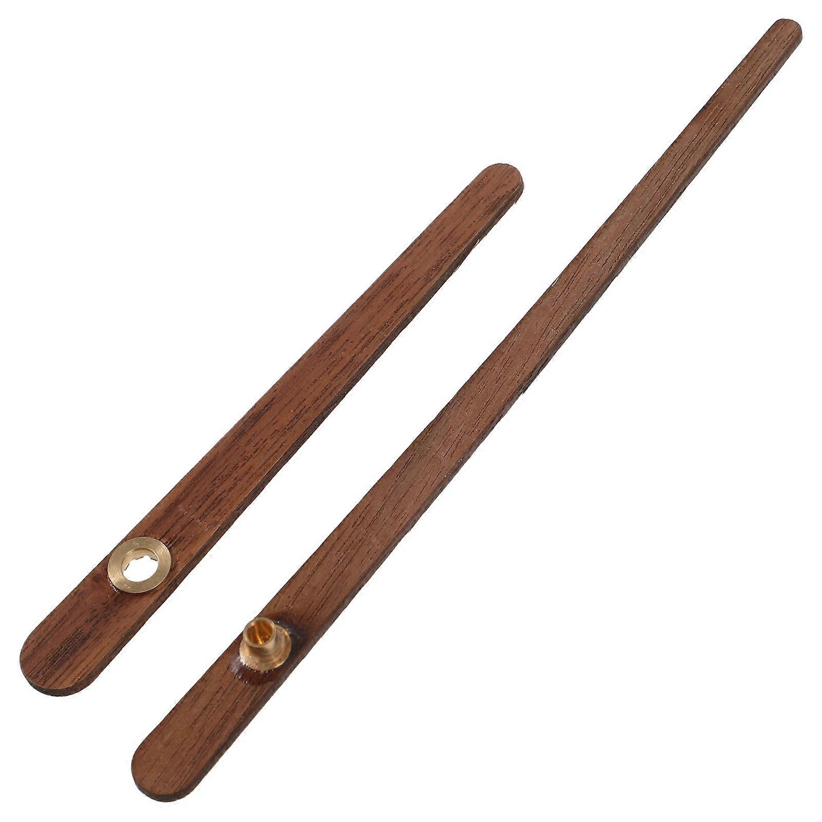 Wooden Clock Hands for Wear-Resistant Clock Pointers 2Sets Light Brown