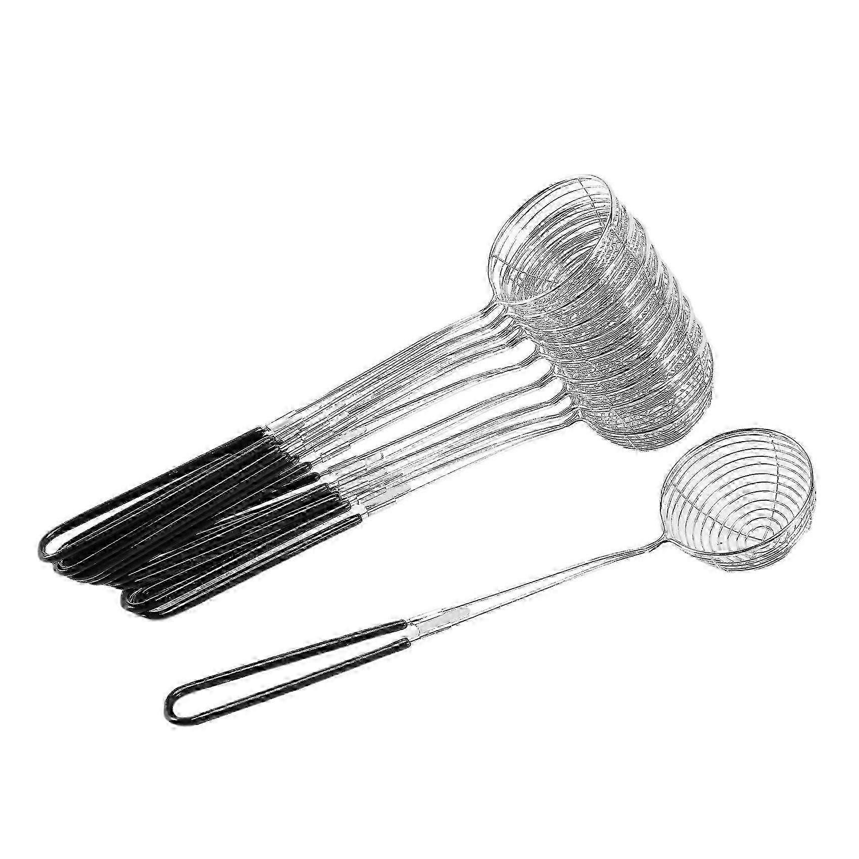 Stainless Steel Colander Sieve,Wire Skimmer Spoon with Handle for Hot Pot Eating Soup Draining and