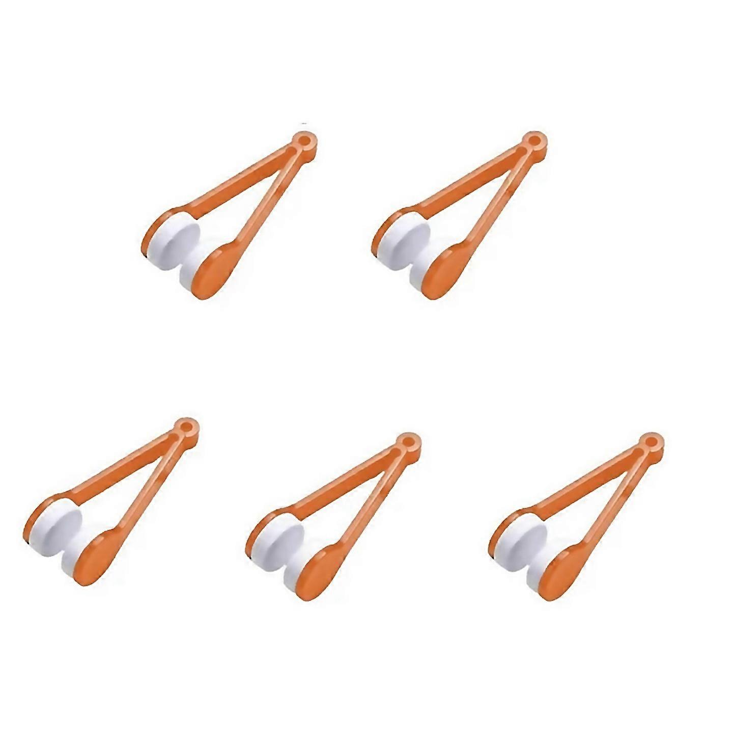 For New Doublesided Glasses Brush Orange