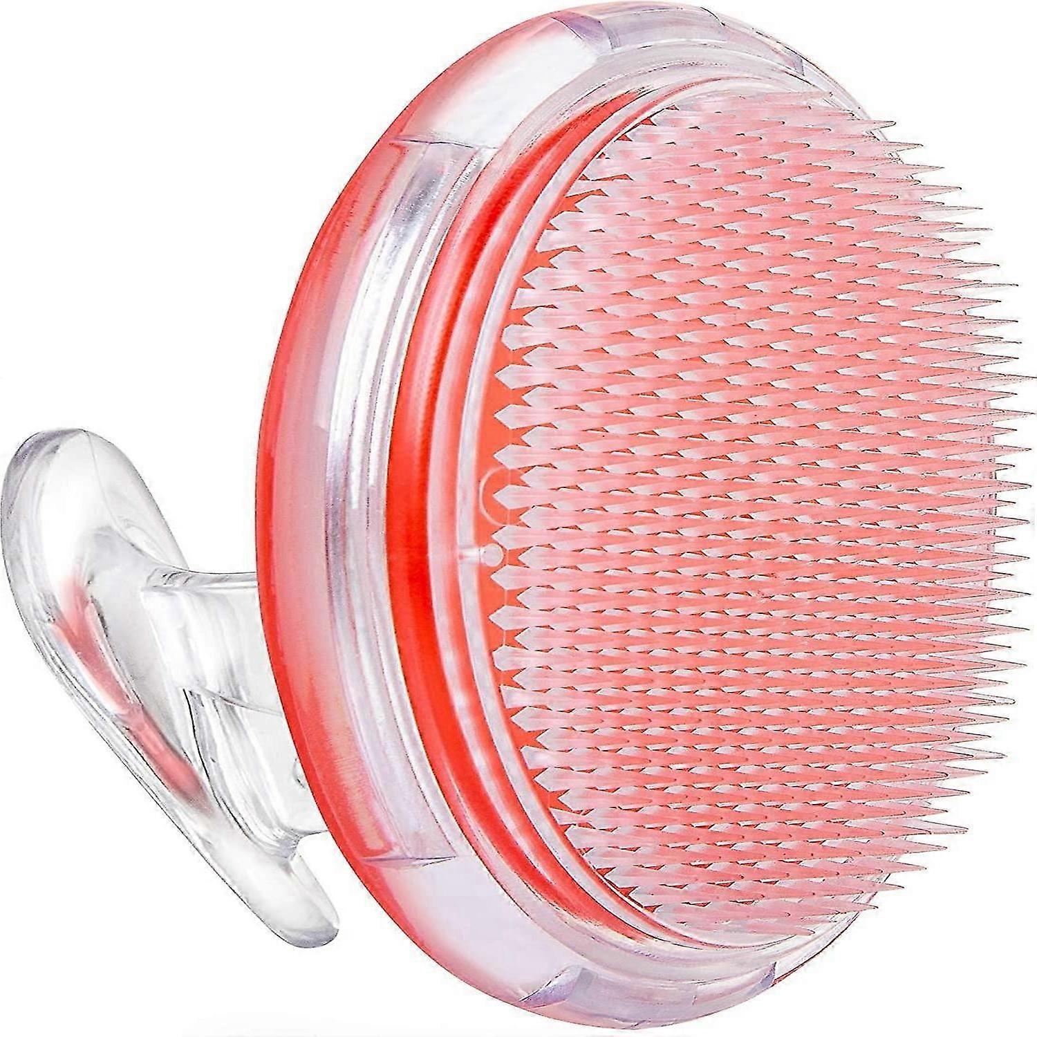 Upgraded Version 2 in 1 Brush for Bath and Shampoo, (1pc Pink)