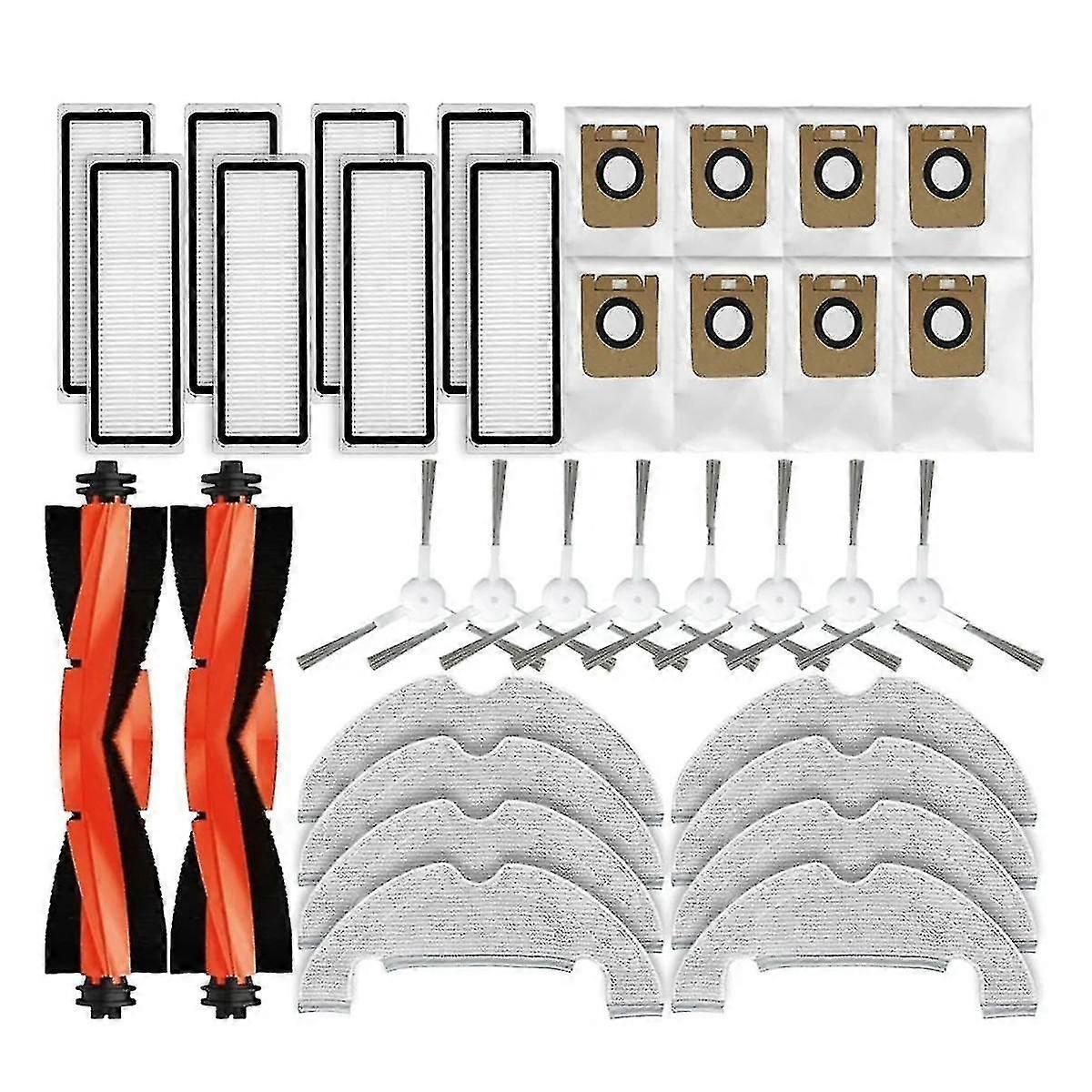 For Bot D10 Plus, Z10 Pro, L10 Plus Robot Vacuum Replacement Parts Main Side Brush Hepa Filter Mop-s