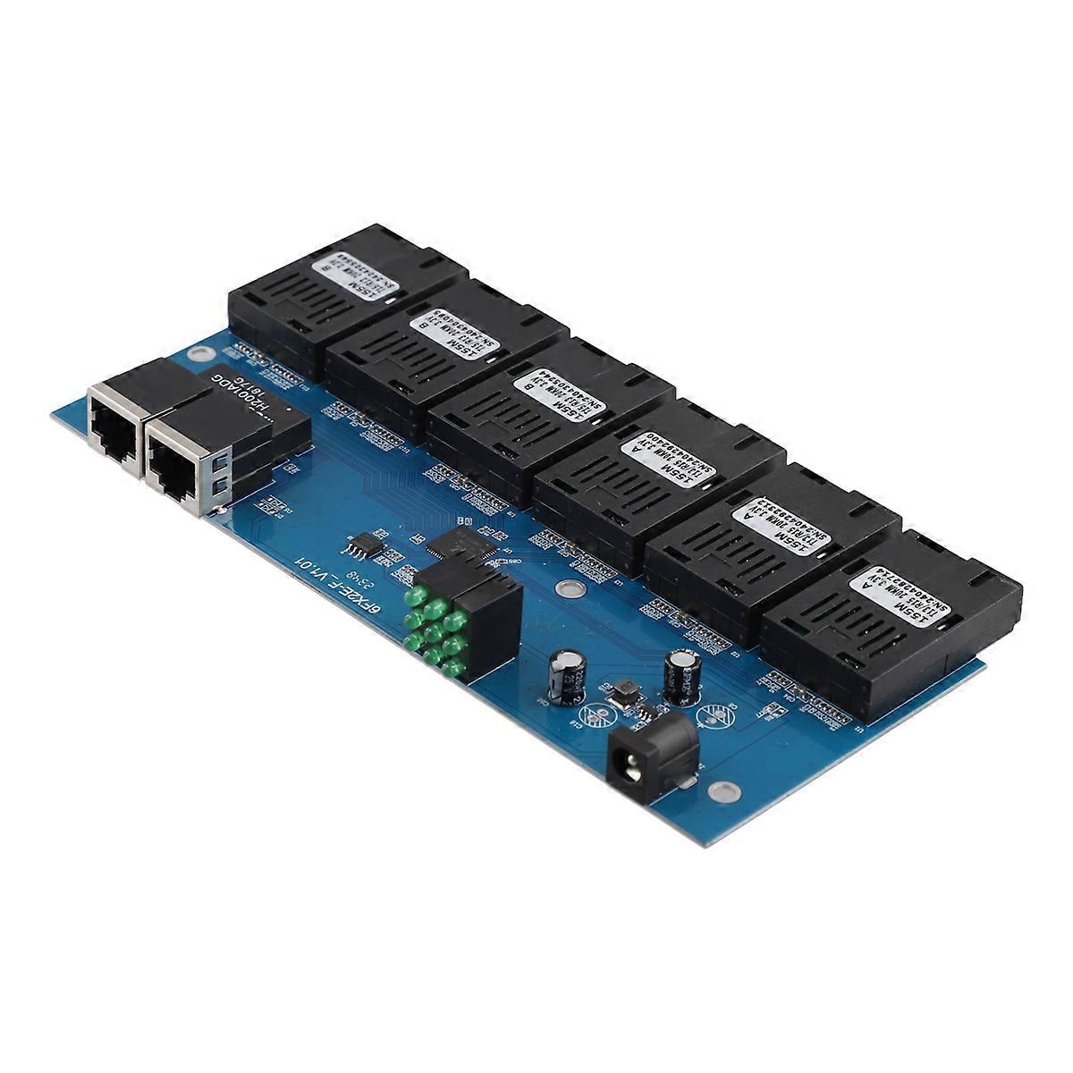 100M PCBA Board Fiber Optic Media Converter