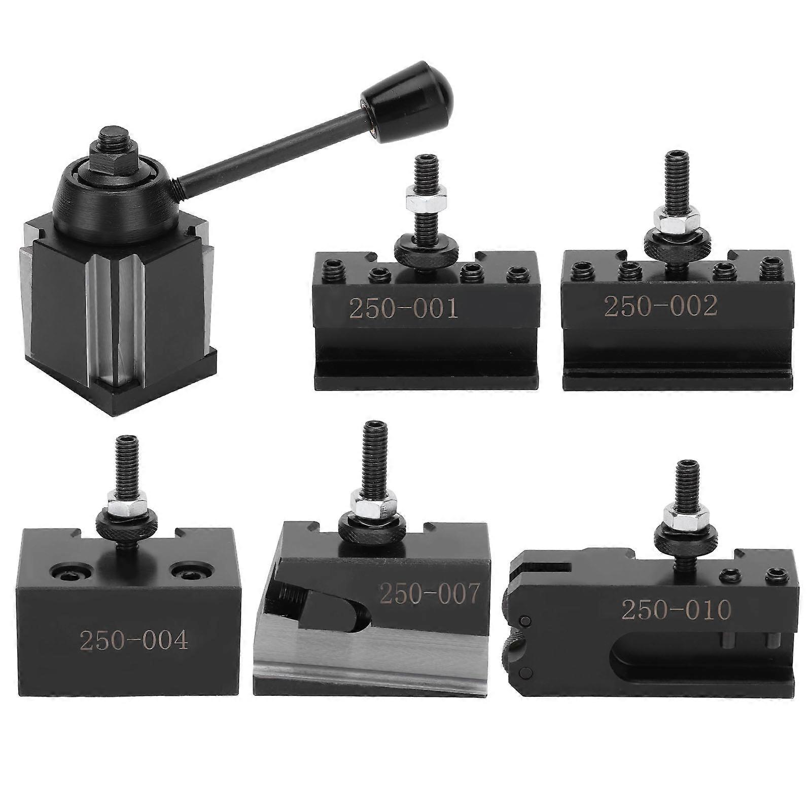 Kit de support d'outils 2500, porte-outil à piston à coin en acier rapide pour tour CNC