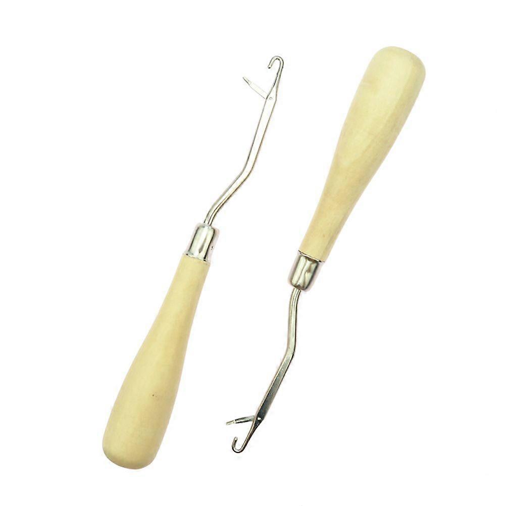 2pcs Latch Hook Crochet Needle Hook Tool Weaving Tools for Handmade Creative DIY