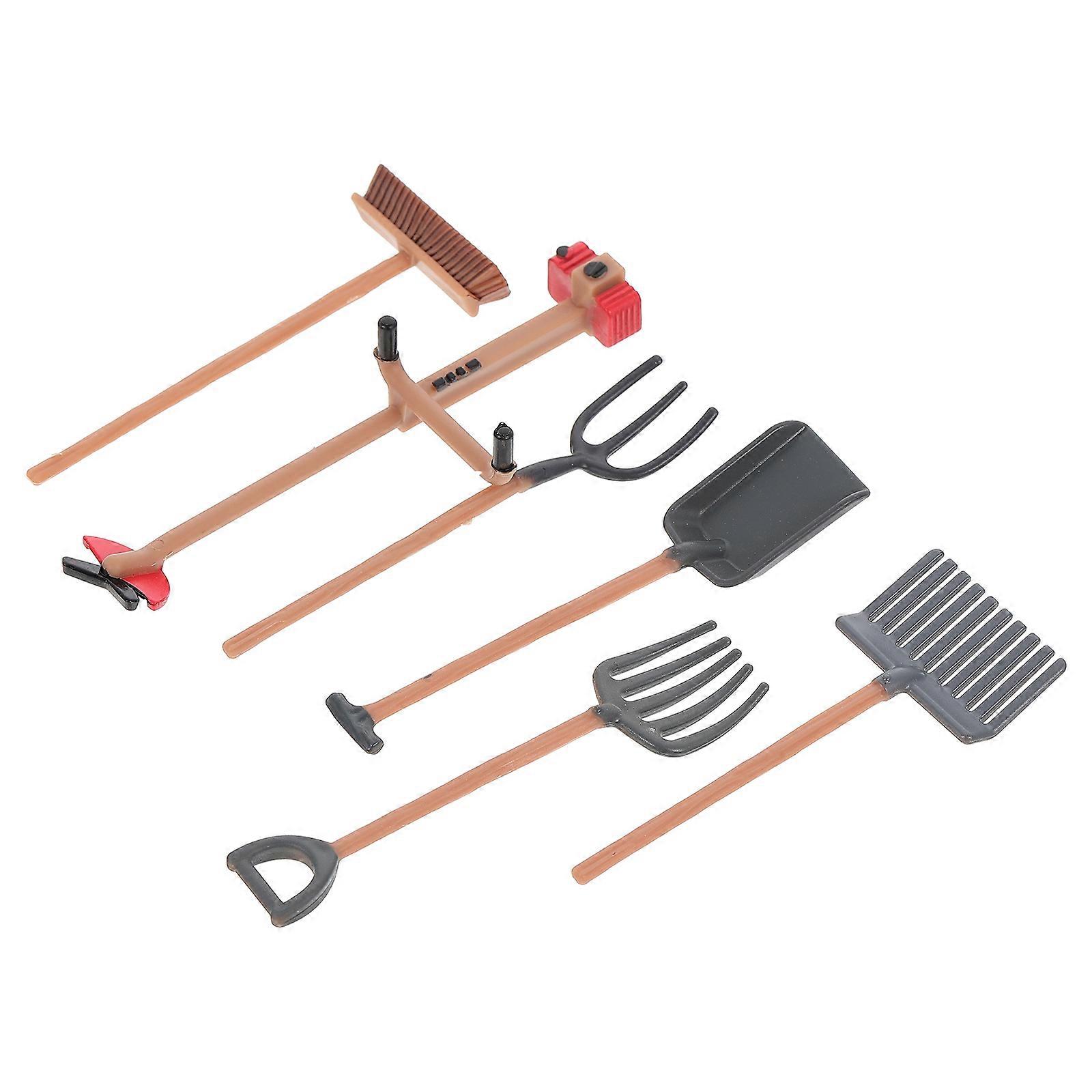 Simulation Farm Tools Model Horticulture Tool for Kids 6Pcs