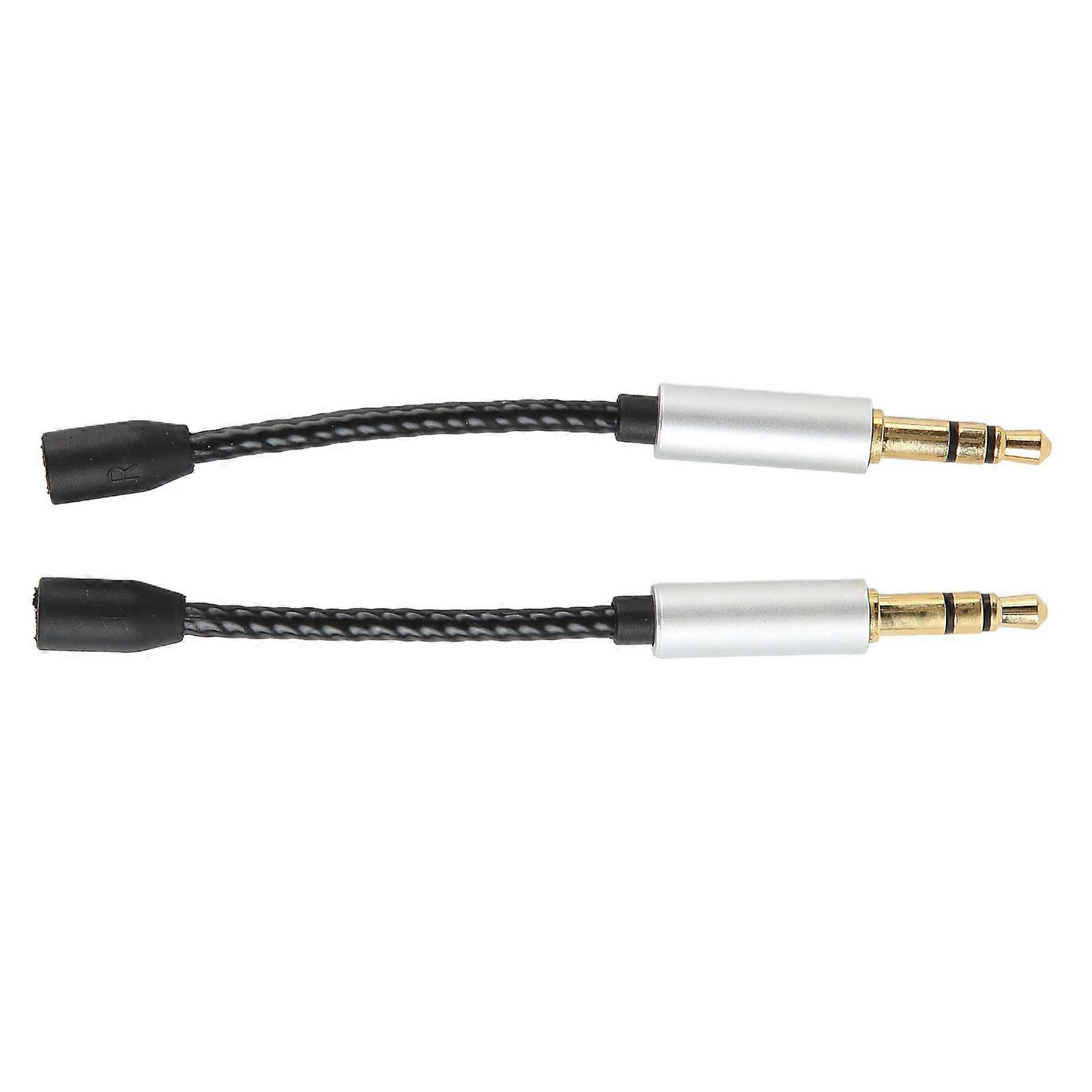 MMCX to 3.5mm Adapter Cable Gold Plated Interface OFC Core Lossless Sound MMCX Female to 3.5mm Male Cable