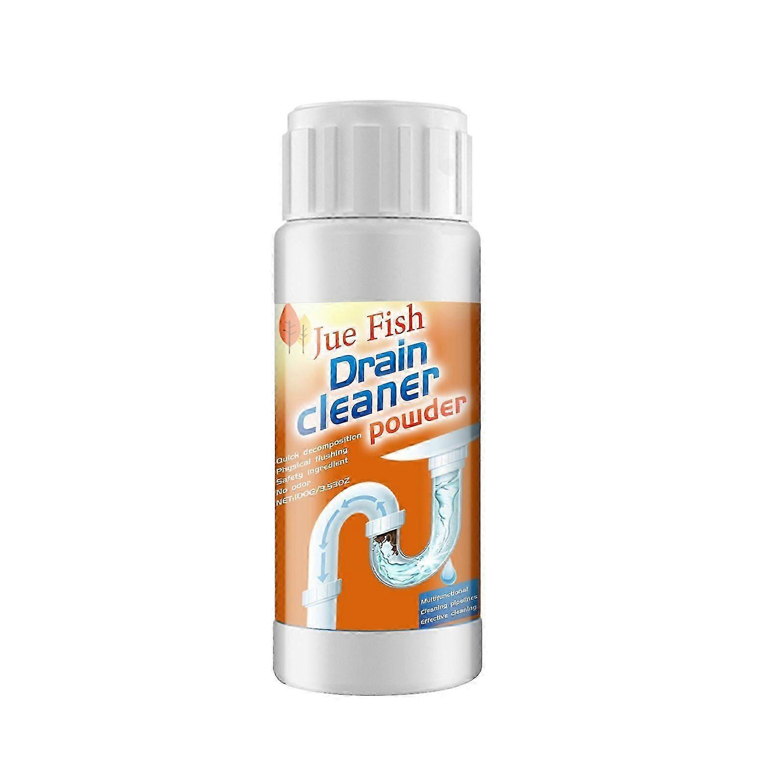 Drain Cleaner Powder, Quick Dissolves Kitchen Sink Toilet Floor Drain Bathtub Clog