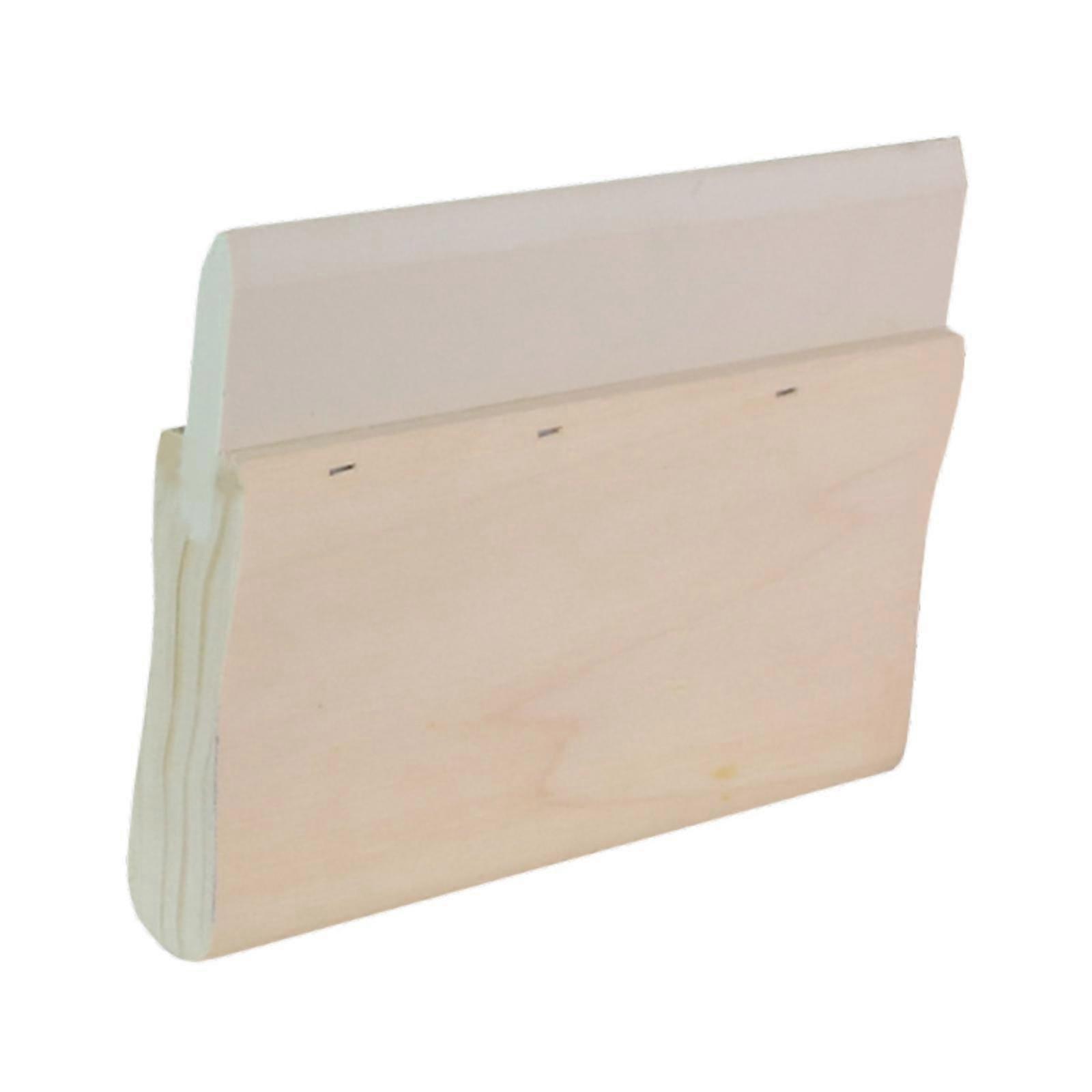 Screen Printing Ink Scraper Reusable Lightweight Professional Rubber Scraper 15cm