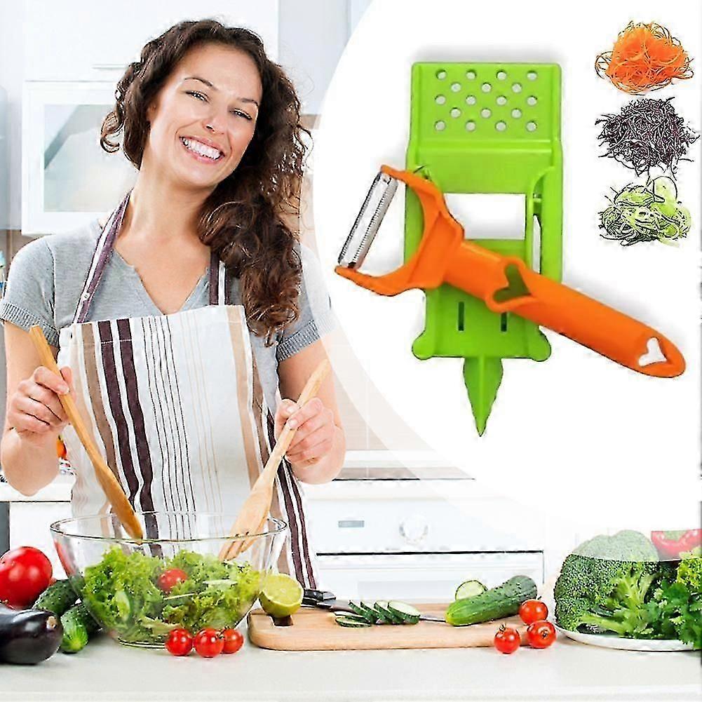 Fruit and Vegetable Peeler Swivel Blades Tool Multi Functional and Multi Peeler