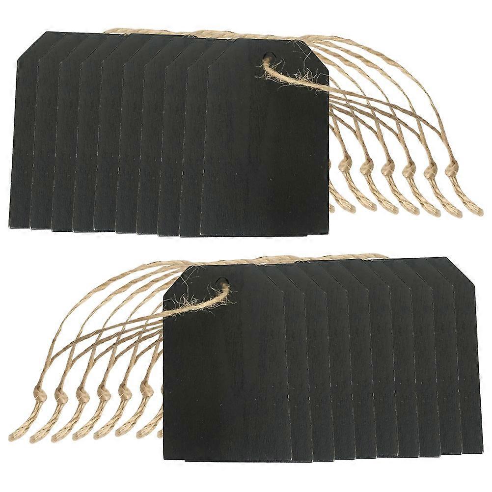 Blank Wooden Hanging Tags for Decor with 80Pcs Labels