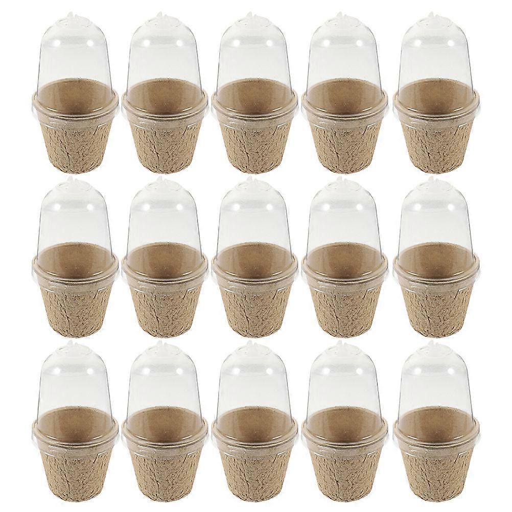 Containers Round Nursery Pots for Garden 200Pcs Biodegradable Cups