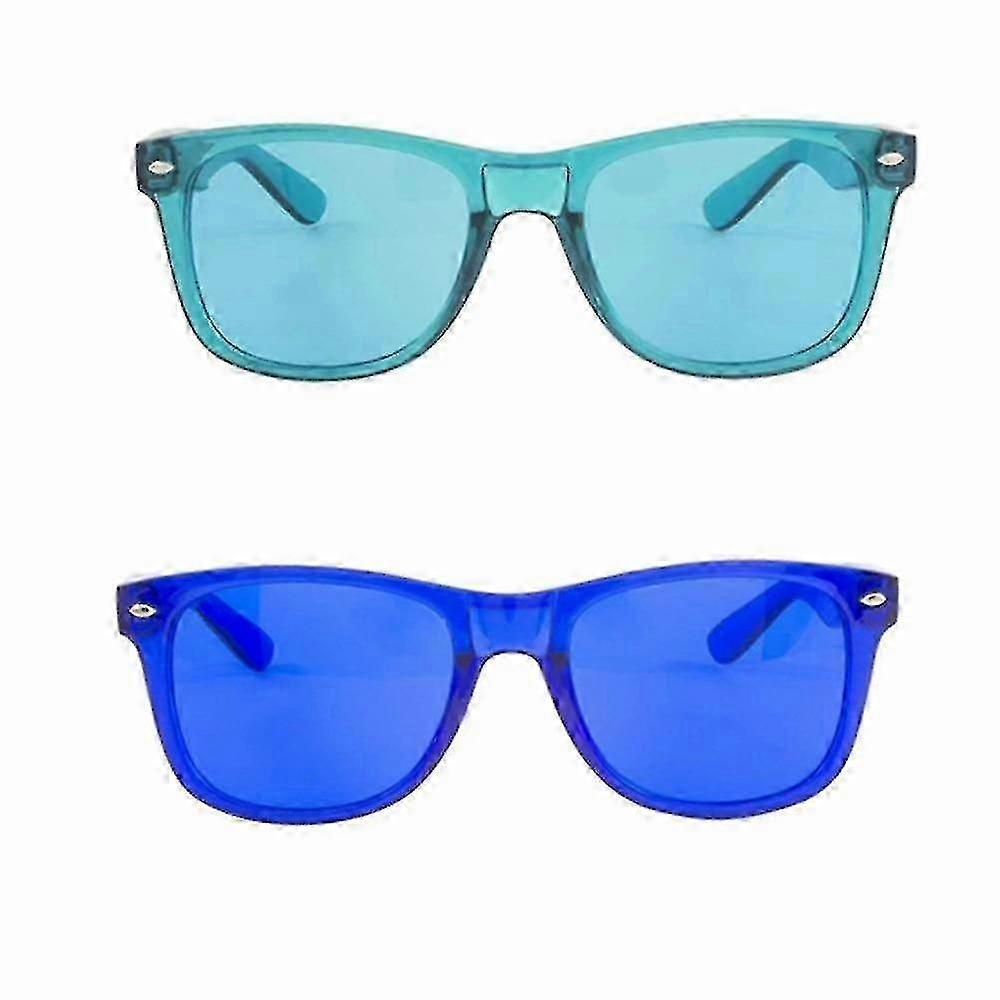 Light Therapy Chakra Healing Glasses, Colored Lens