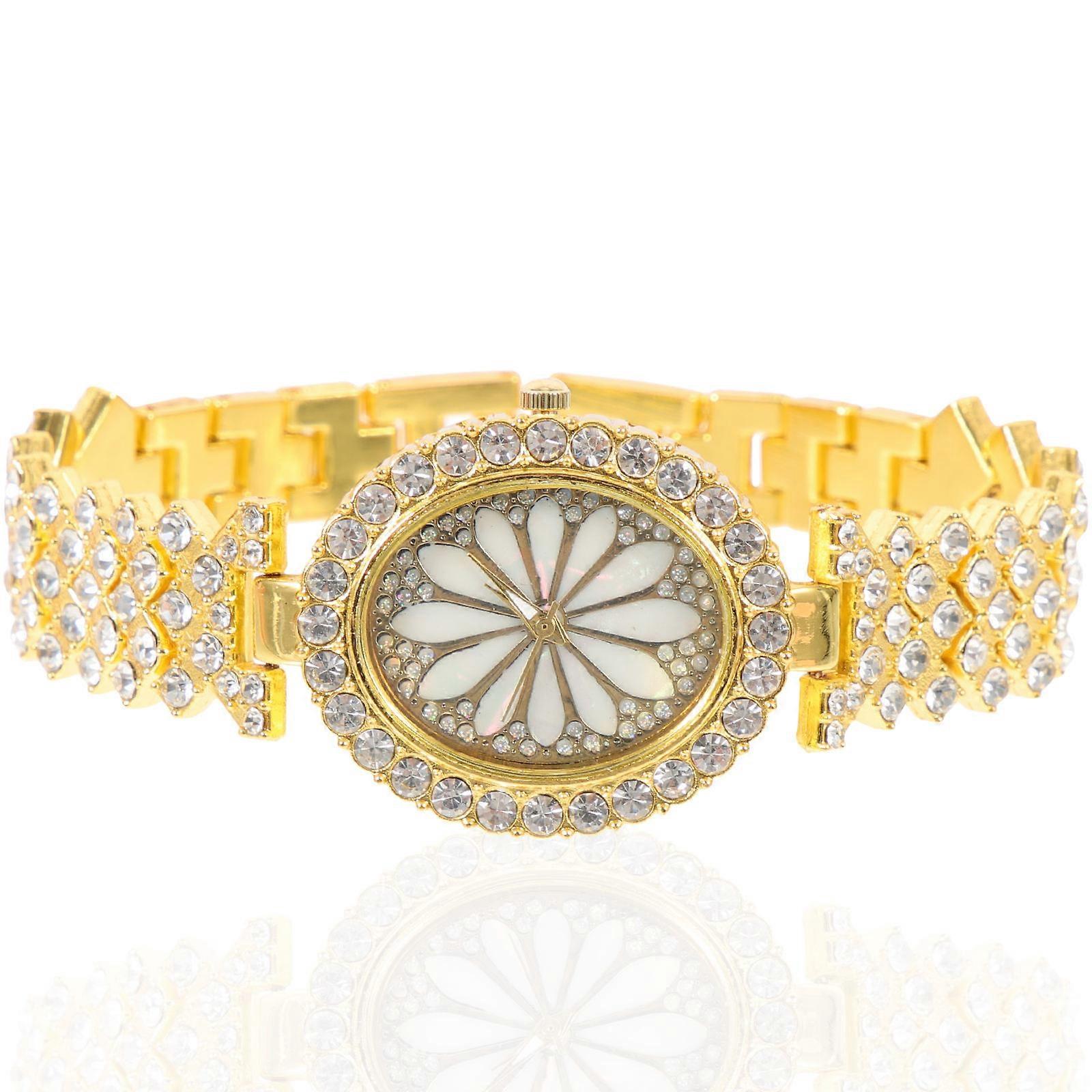 Fashionable Girl Wristwatch 3Pcs Precise Timepiece Suitable For Birthdays and Anniversaries Rectangular Shape