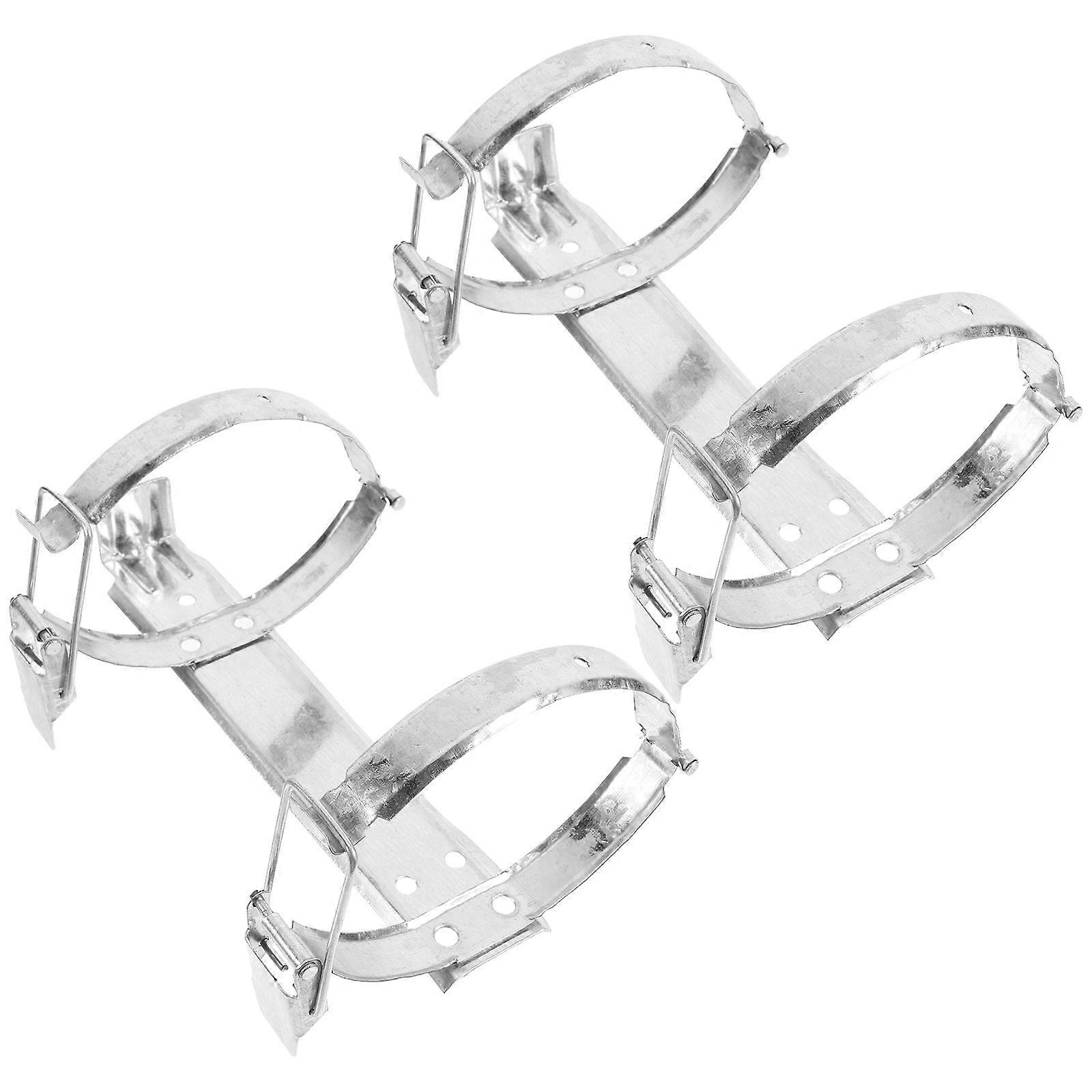 Fire Extinguisher Mount Bracket Stainless Steel Fixed Frame for Home 8Pcs