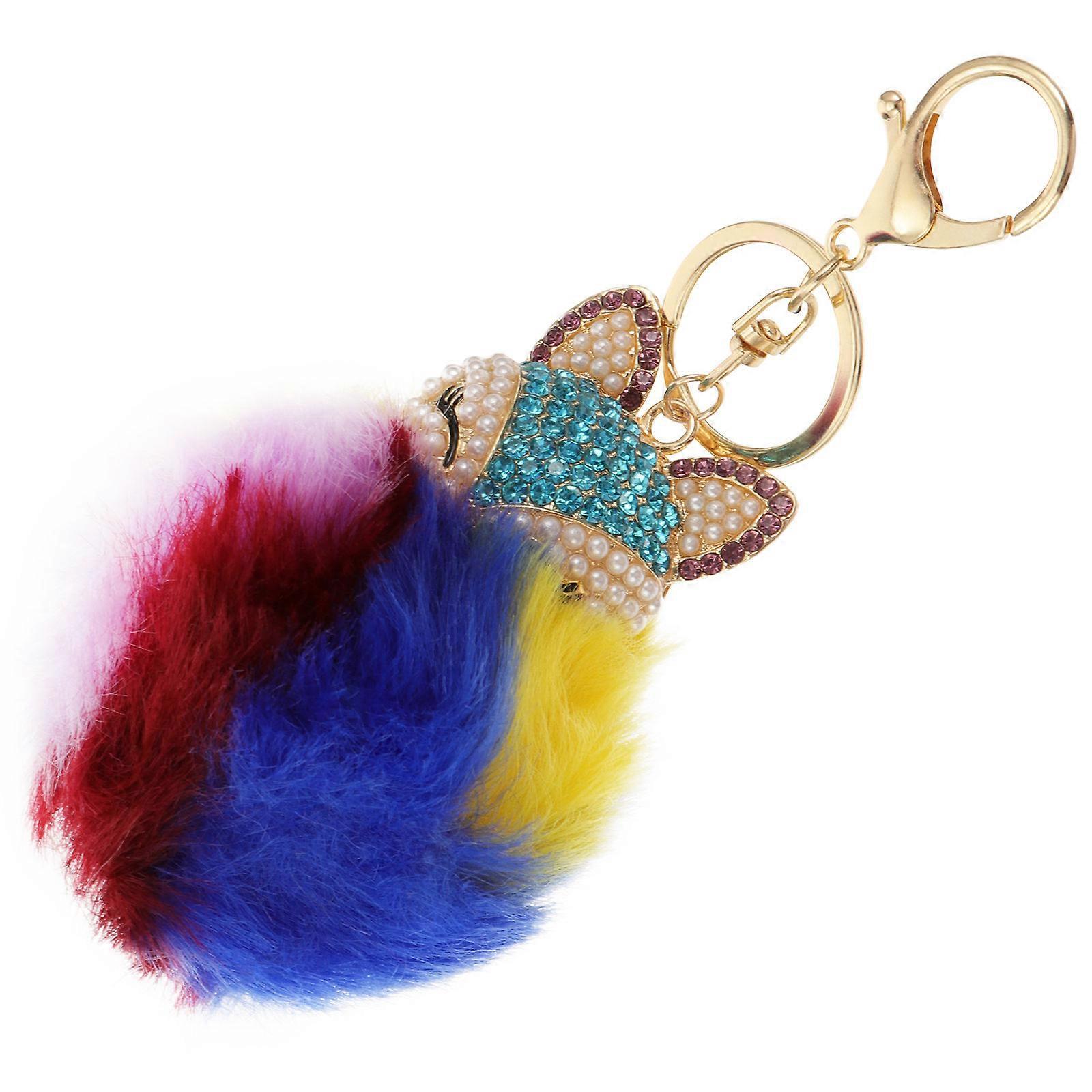 Fashionable Keychain Accessory For Organizing Keys And Decorating Bags 2Pcs Multi