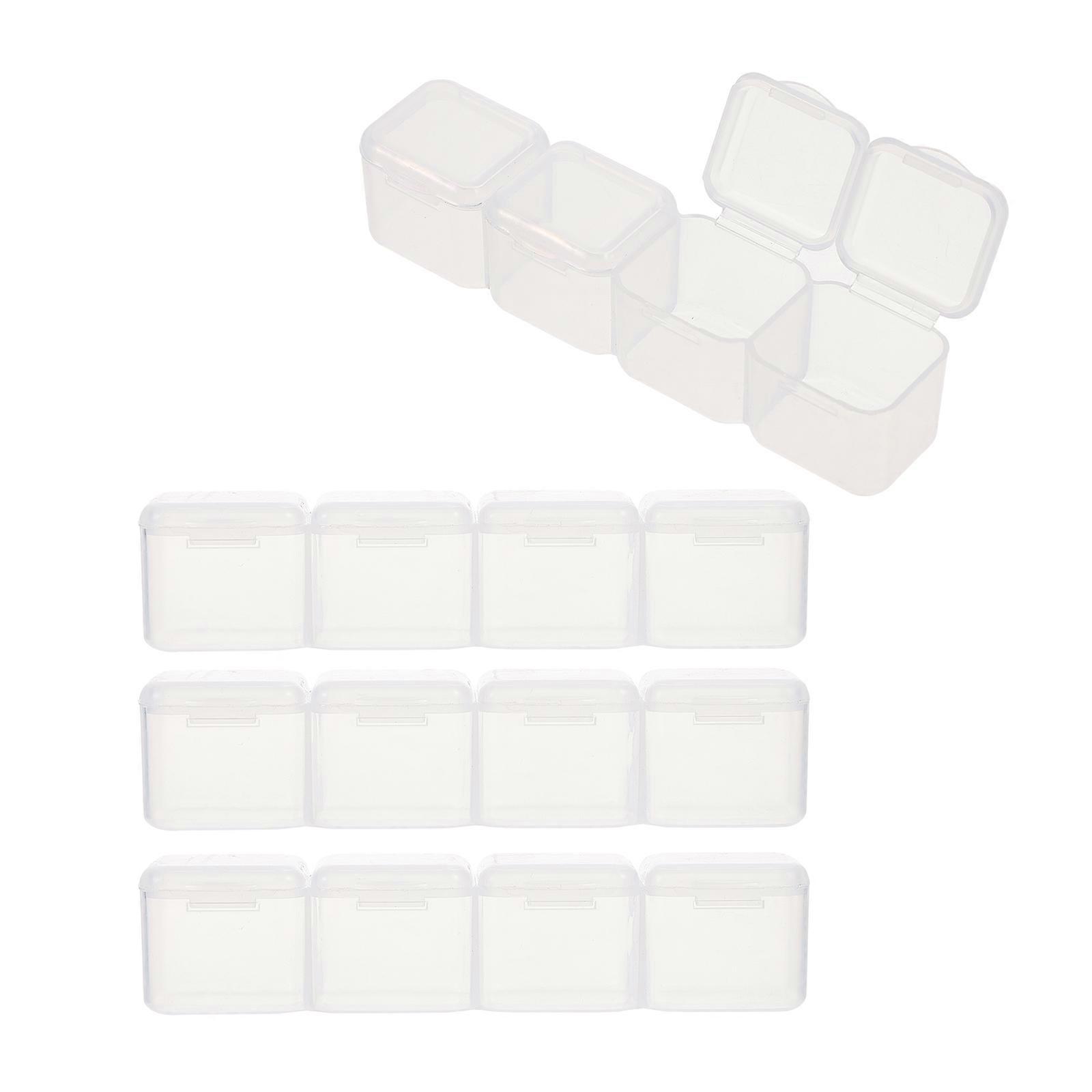 Organization Box For Craft Supplies 10.5X2.5X2.5CM Rectangular Diamond Storage 40Pcs