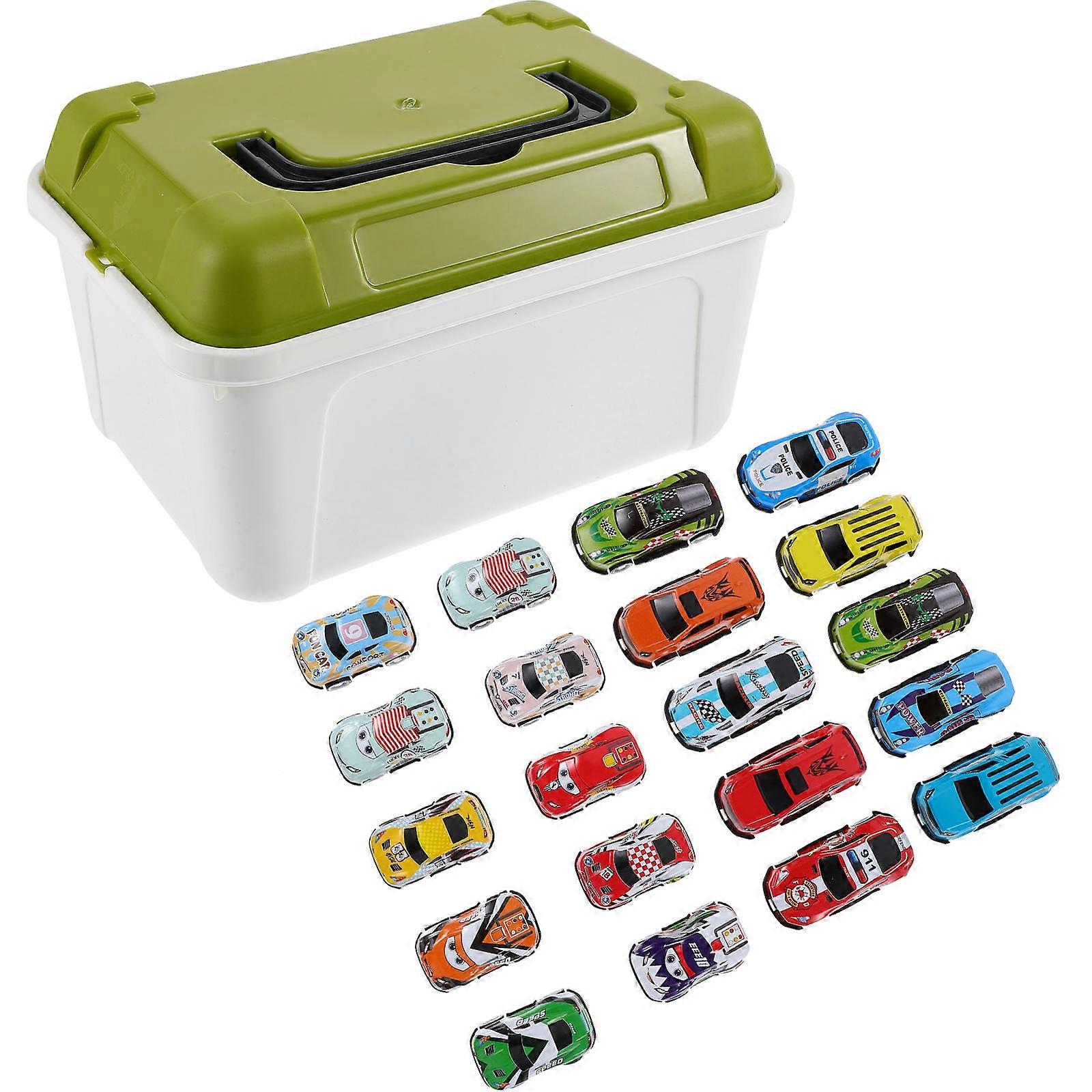 Mini Model Pull Back Collectors 2 Sets Colorful Car Toys Perfect For Playtime And Collecting Fun