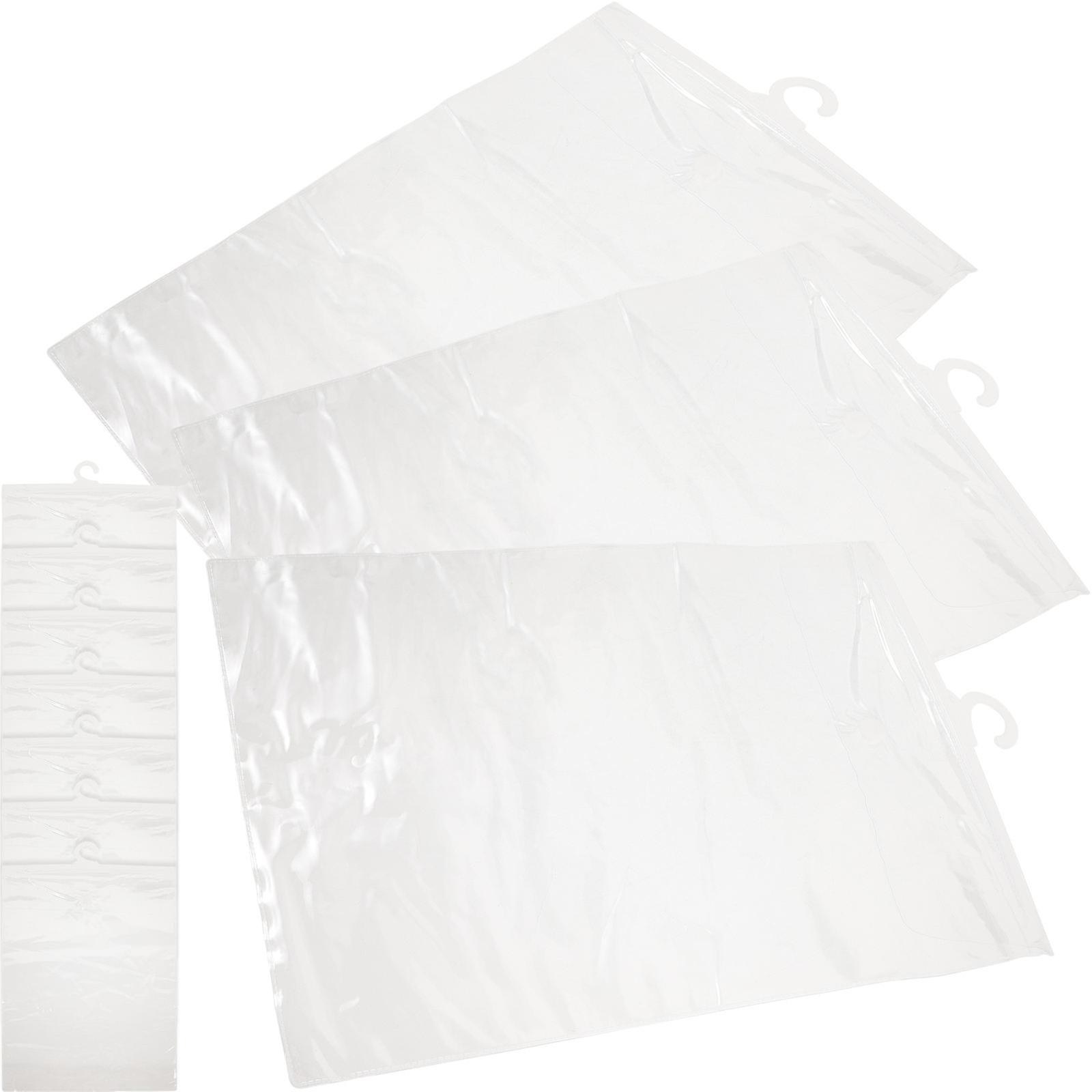 Hanging Storage Bags with Hooks for Durable Plastic Use 50 Pieces