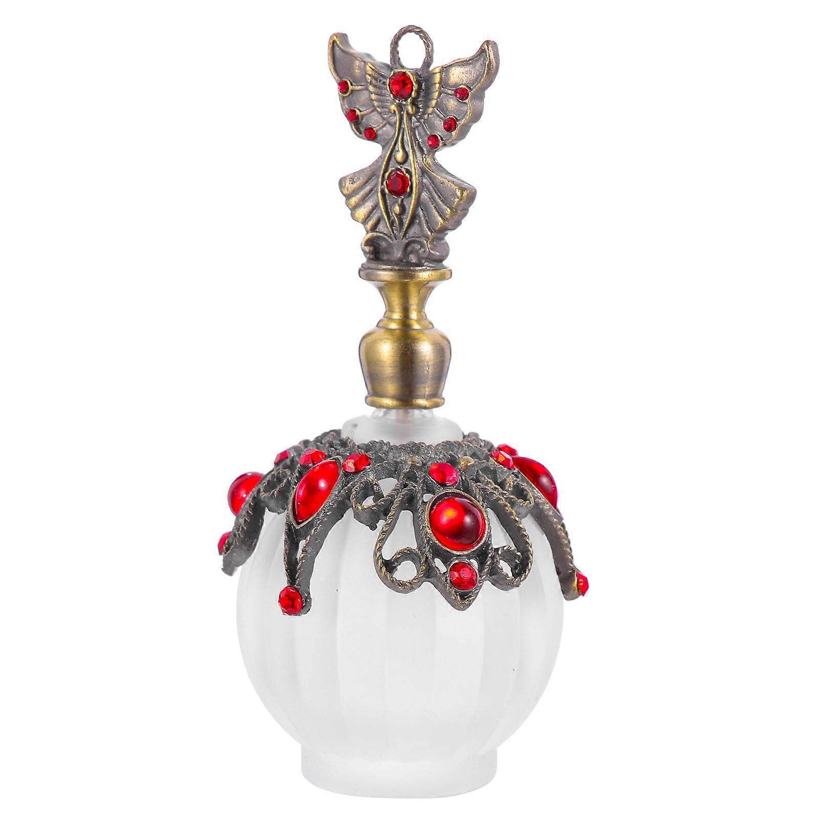 Empty Perfume Bottle Retro Perfume Bottle for Oil Storage 4Pcs