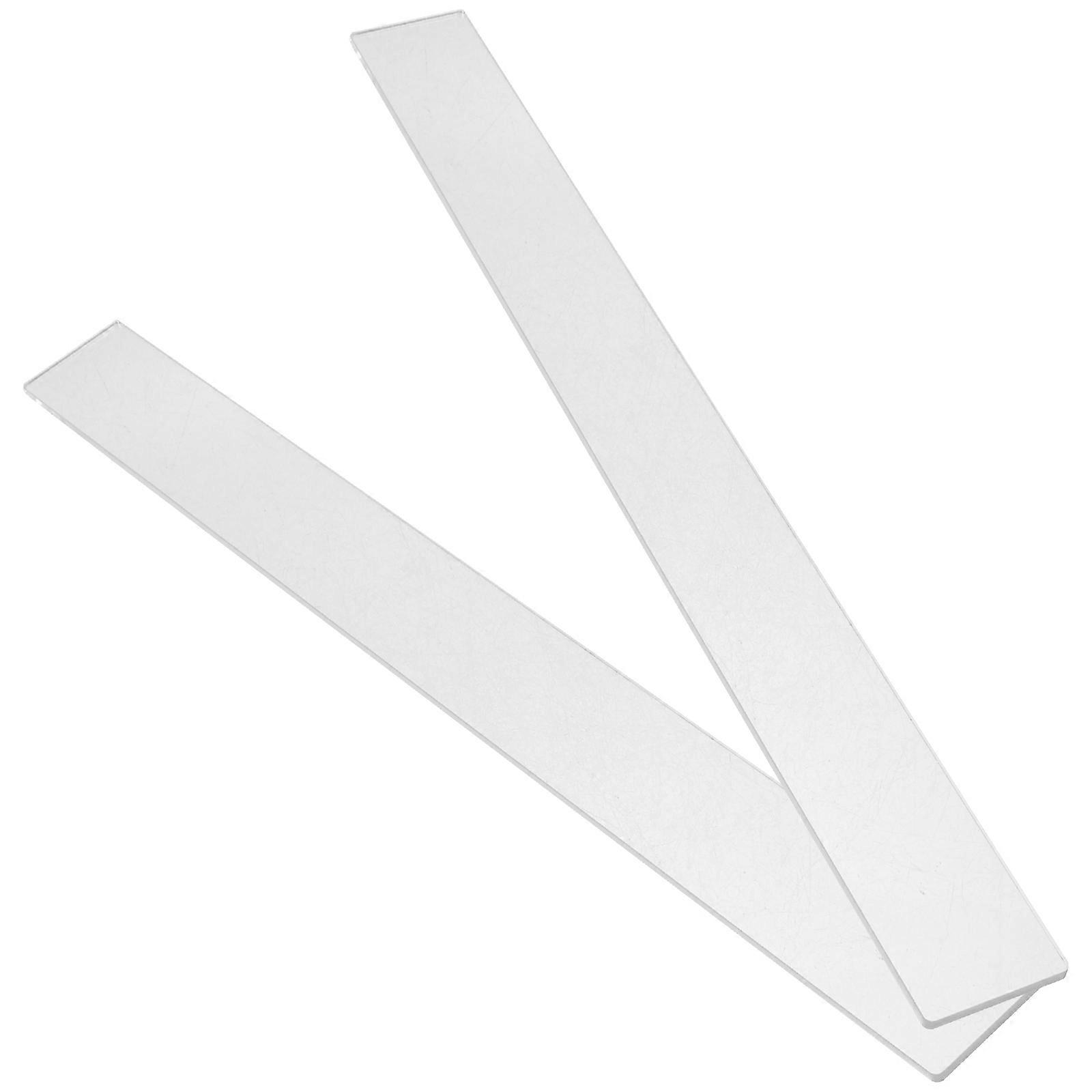 2Pcs Polymer Clay Rolling Pin Guide for Crafting Smoothing Thickness Adjustment Tool