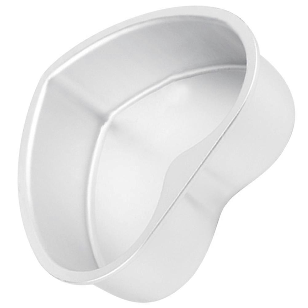 Silver Alloy Heart Cake Mold for Baking 2Pcs Practical Bakeware Set