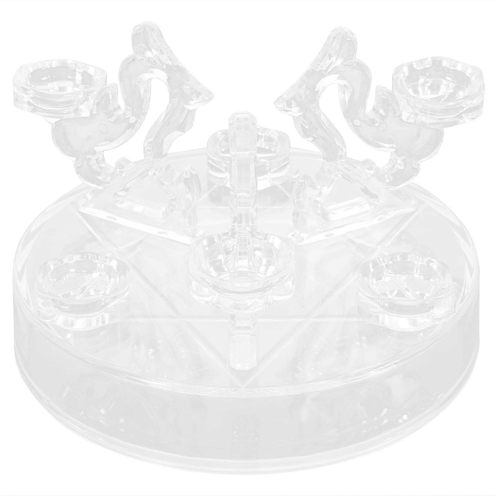 Acrylic Sphere Stand Crystal Ball Holder for Storage 4Pcs Transparent