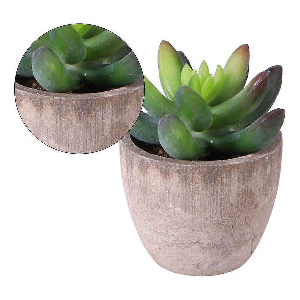Artificial Plant 1Pcs Multi Simulation Succulent Decay-Resistant Desktop Ornament