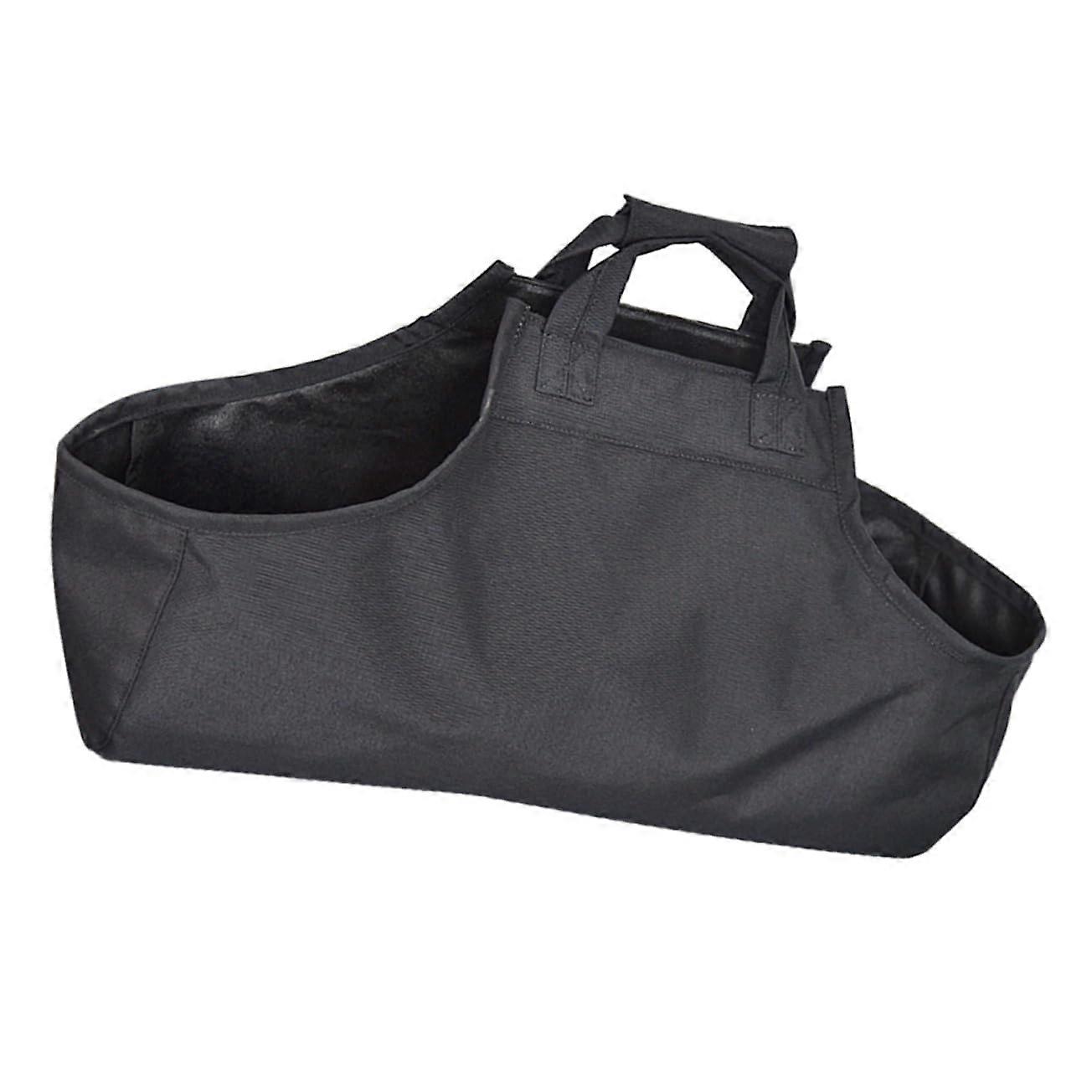 Outdoor Firewood Storage Bag Open Design Log Carrier Self Standing For Logs And Firewood Collection Outdoor Use