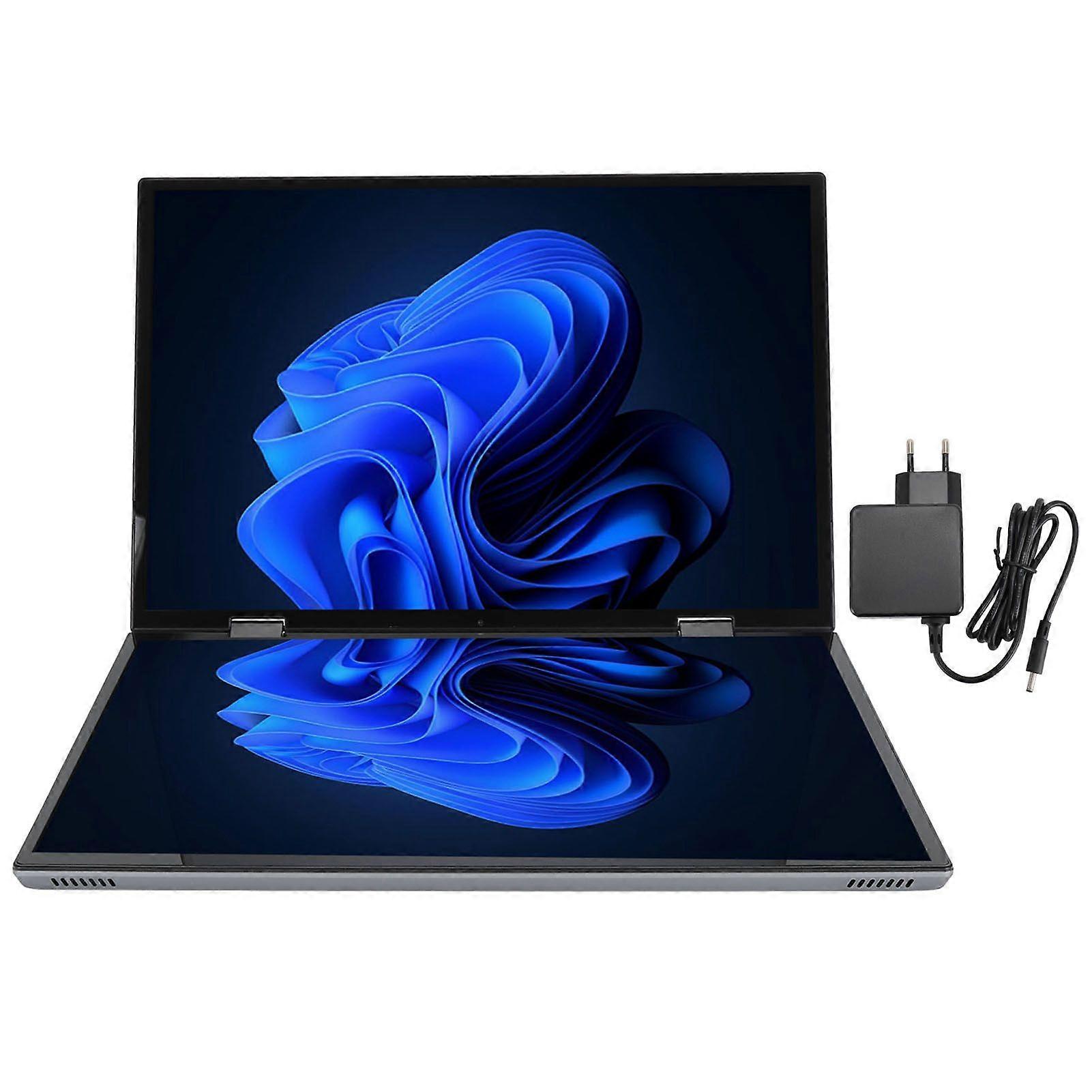 14 Inch Laptop Dual Touchscreen 16G DDR4 1TB SSD 2240X1440 Resolution 1.9MP Camera Laptop for Business Gaming 100240V EU Plug