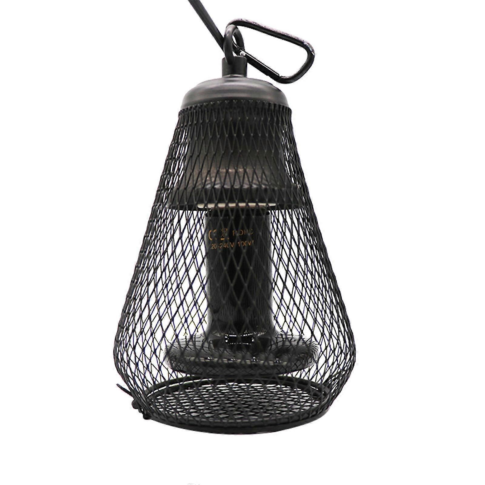 Fanshiluo Pet Heating Lamp Set - 150W Infrared Ceramic Bulb with Safety Grid & 19x10cm Lampshade, compatible with Australian regulations, for Cats,