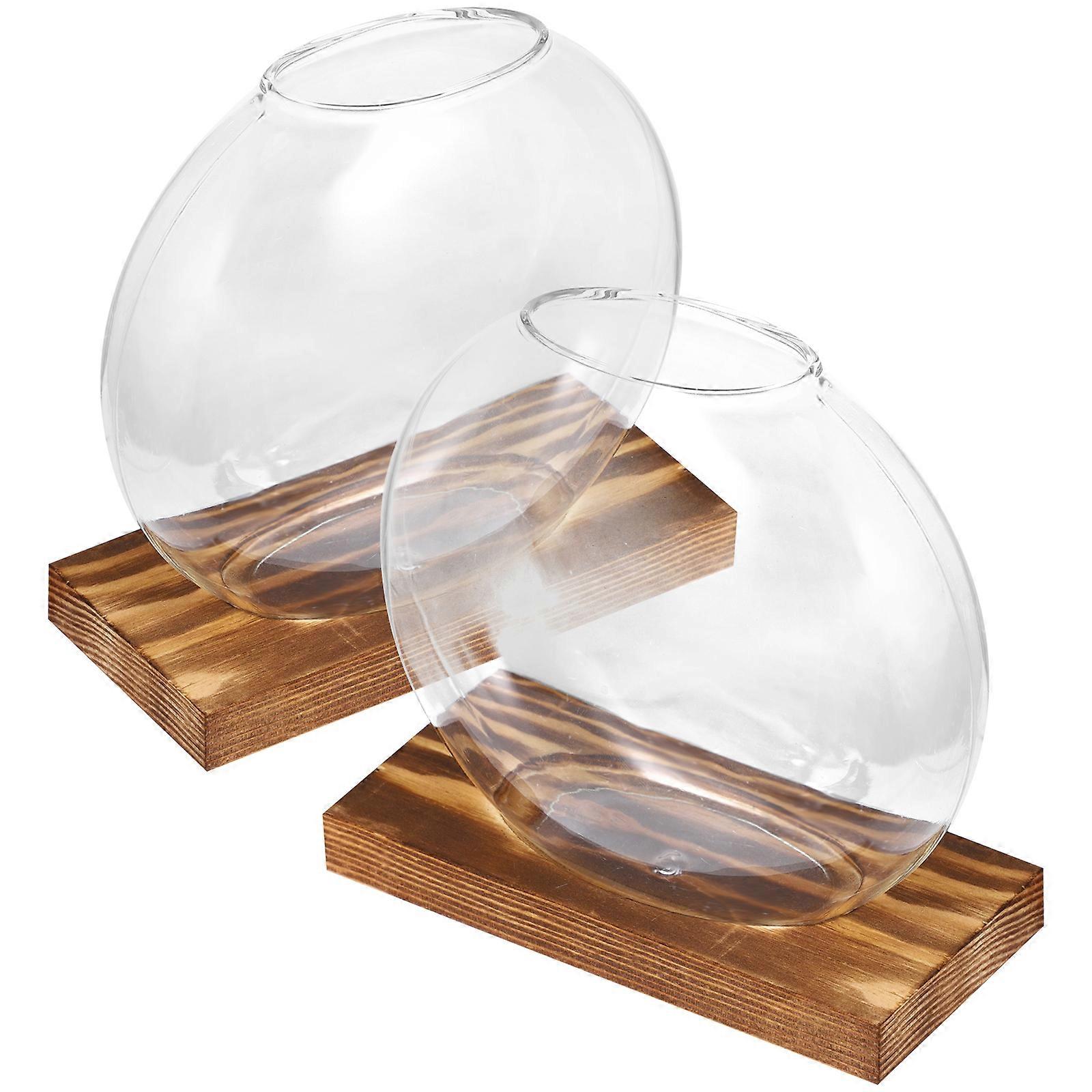 Small Plant Glass Vase for Storage 6Sets