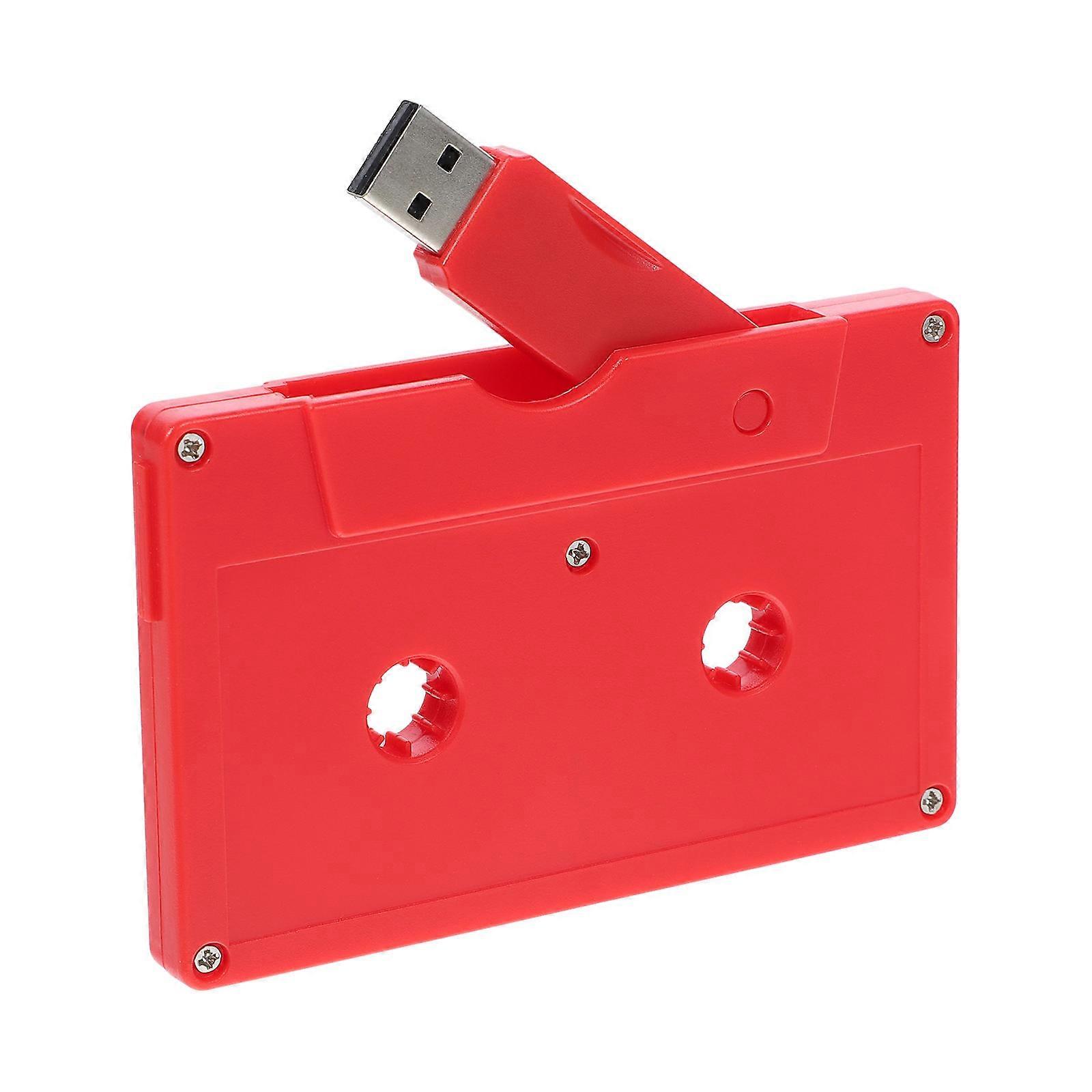 Red Magnetic Tape USB Drive for Computer Use 16GB USB Flash Stick