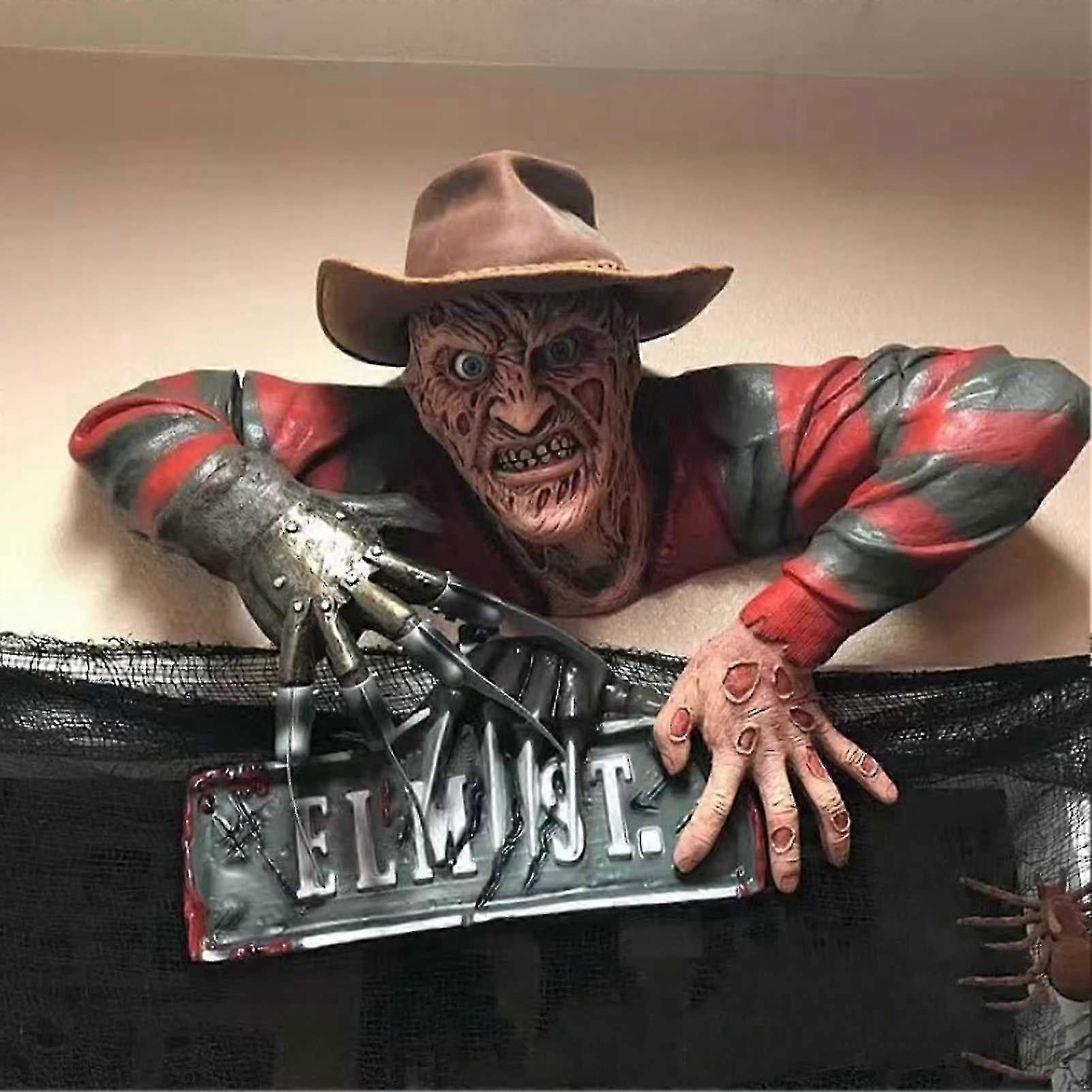 Life-Size Horror Animatronic Decoration with Interactive Dialogue for Halloween & Haunted Houses 25-26